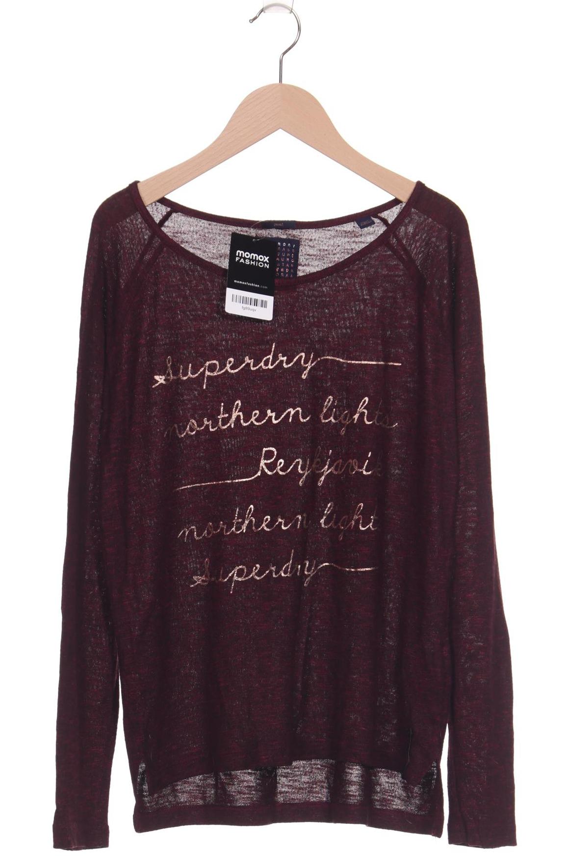 

Superdry Damen Langarmshirt, bordeaux, Gr. 36