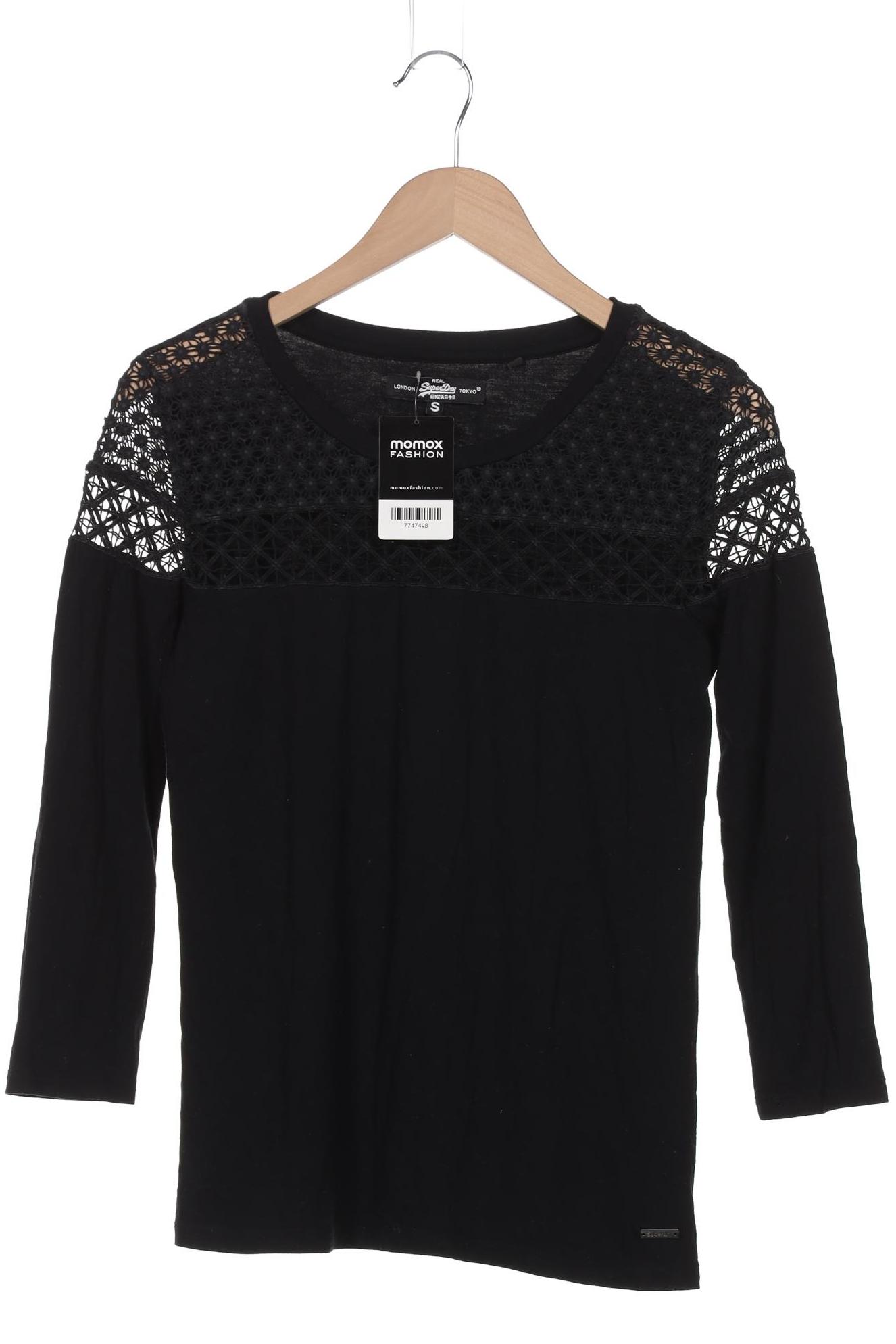 

Superdry Damen Langarmshirt, schwarz, Gr. 36