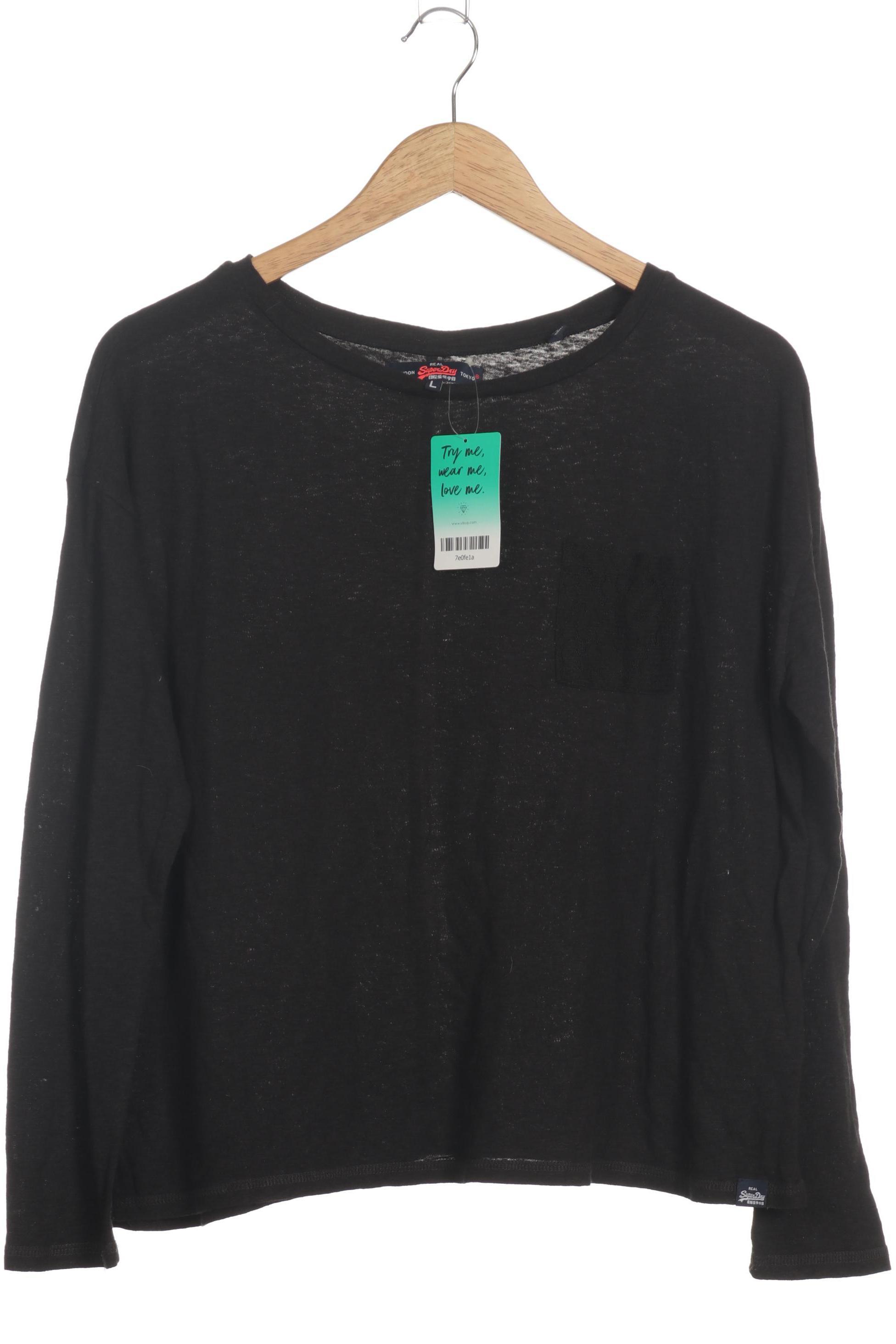 

Superdry Damen Langarmshirt, schwarz, Gr.