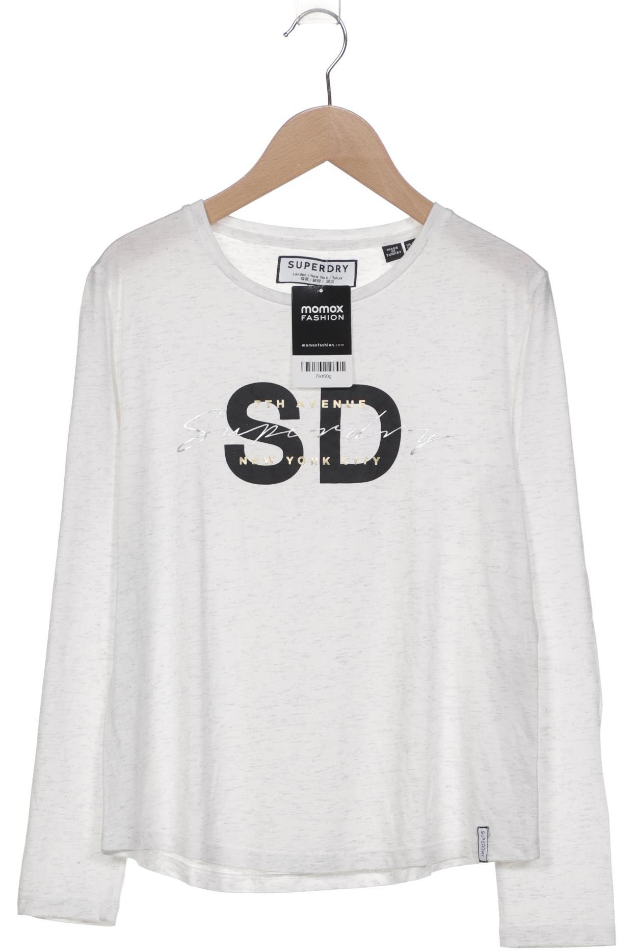 

Superdry Damen Langarmshirt, weiß, Gr. 38
