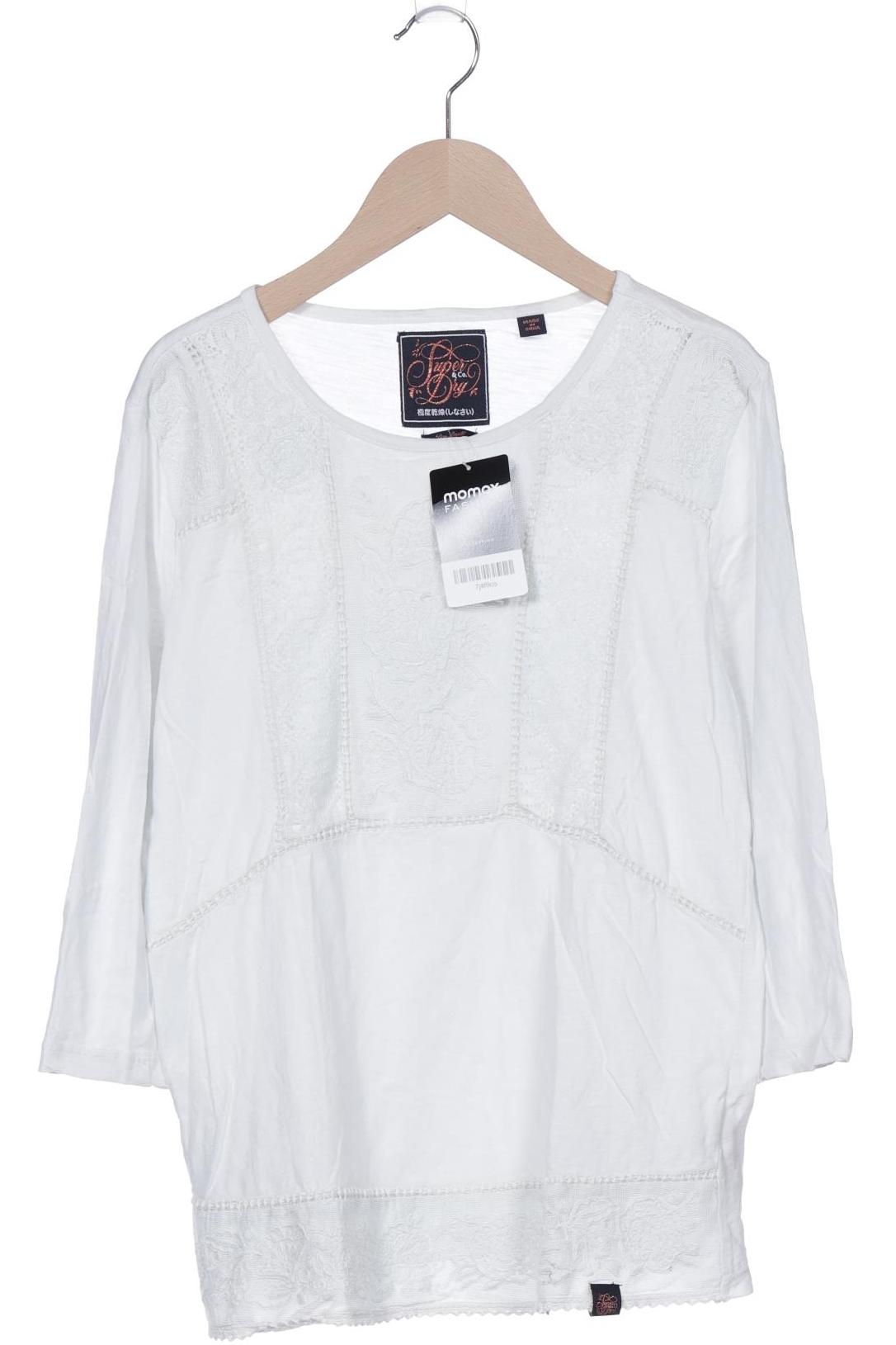 

Superdry Damen Langarmshirt, weiß, Gr. 36