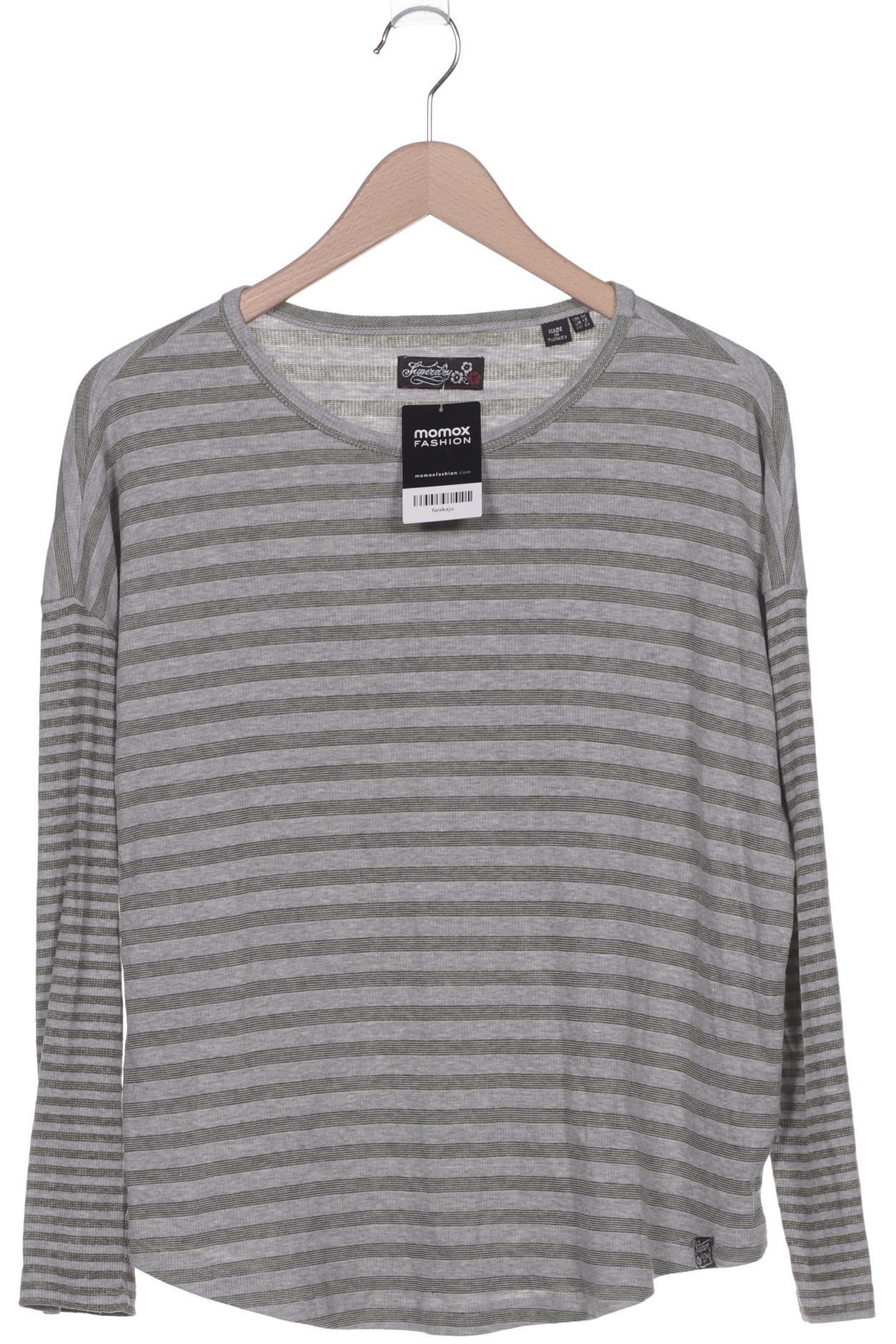 

Superdry Damen Langarmshirt, grau, Gr. 42