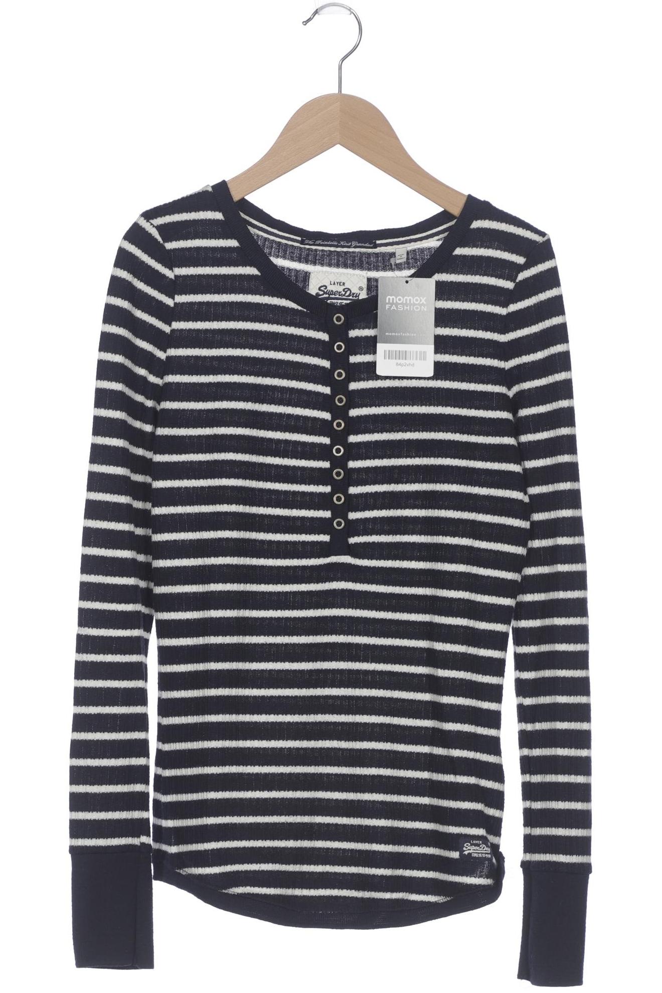 

Superdry Damen Langarmshirt, marineblau, Gr. 38