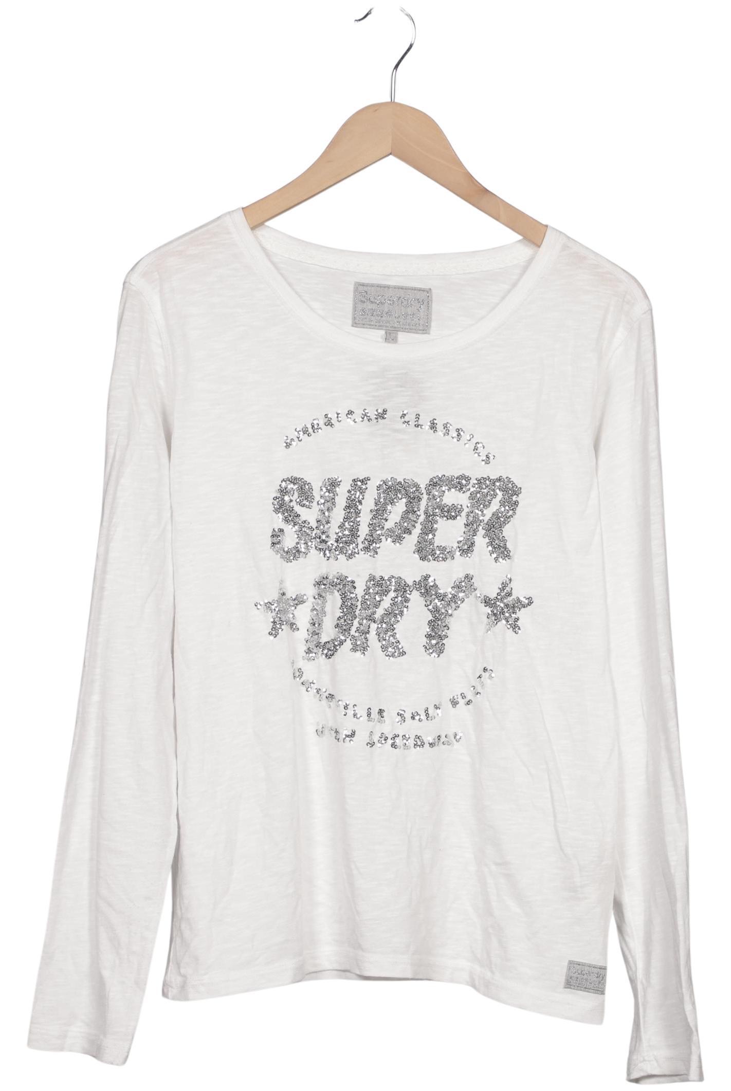 

Superdry Damen Langarmshirt, weiß, Gr. 42