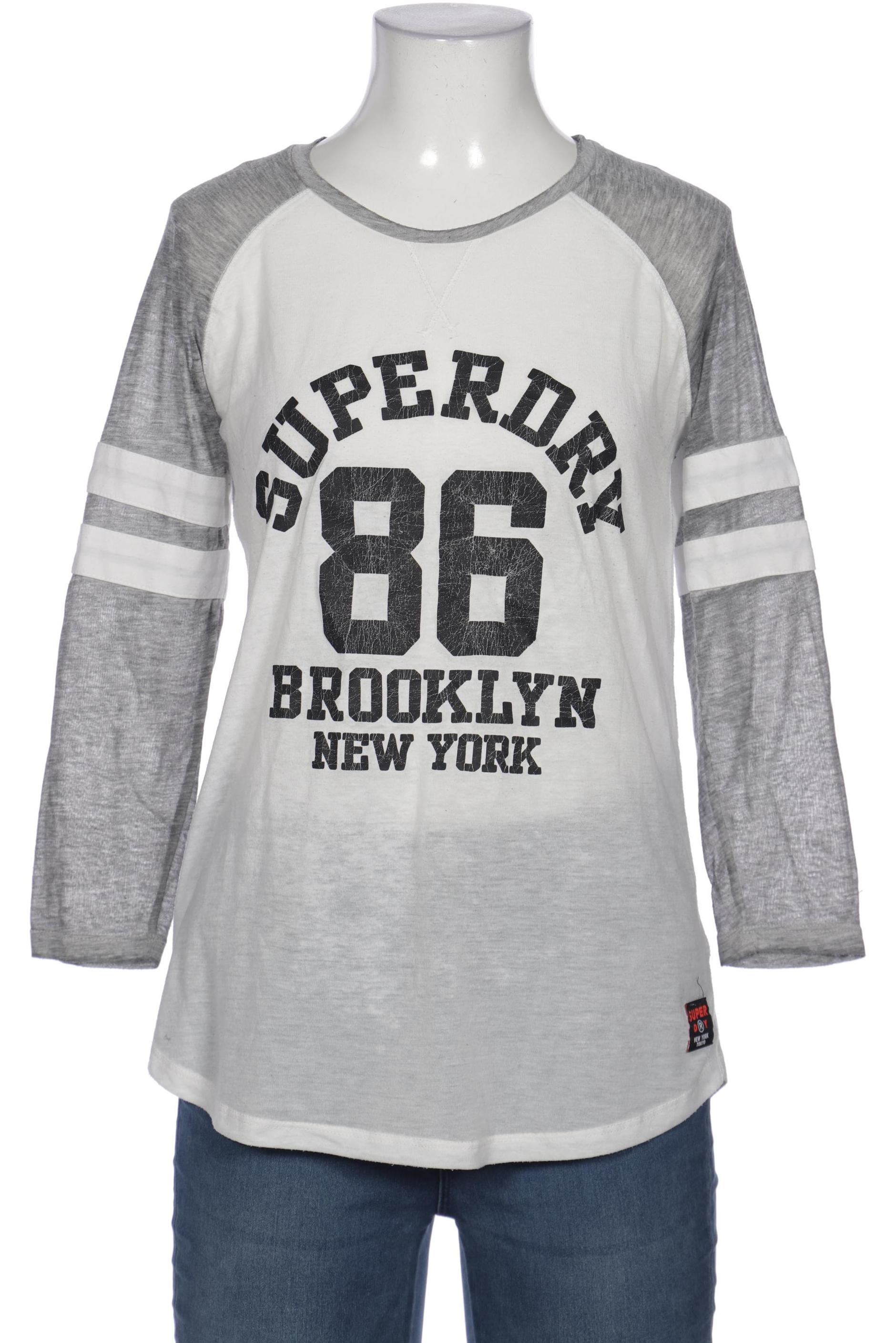 

Superdry Damen Langarmshirt, weiß, Gr. 36
