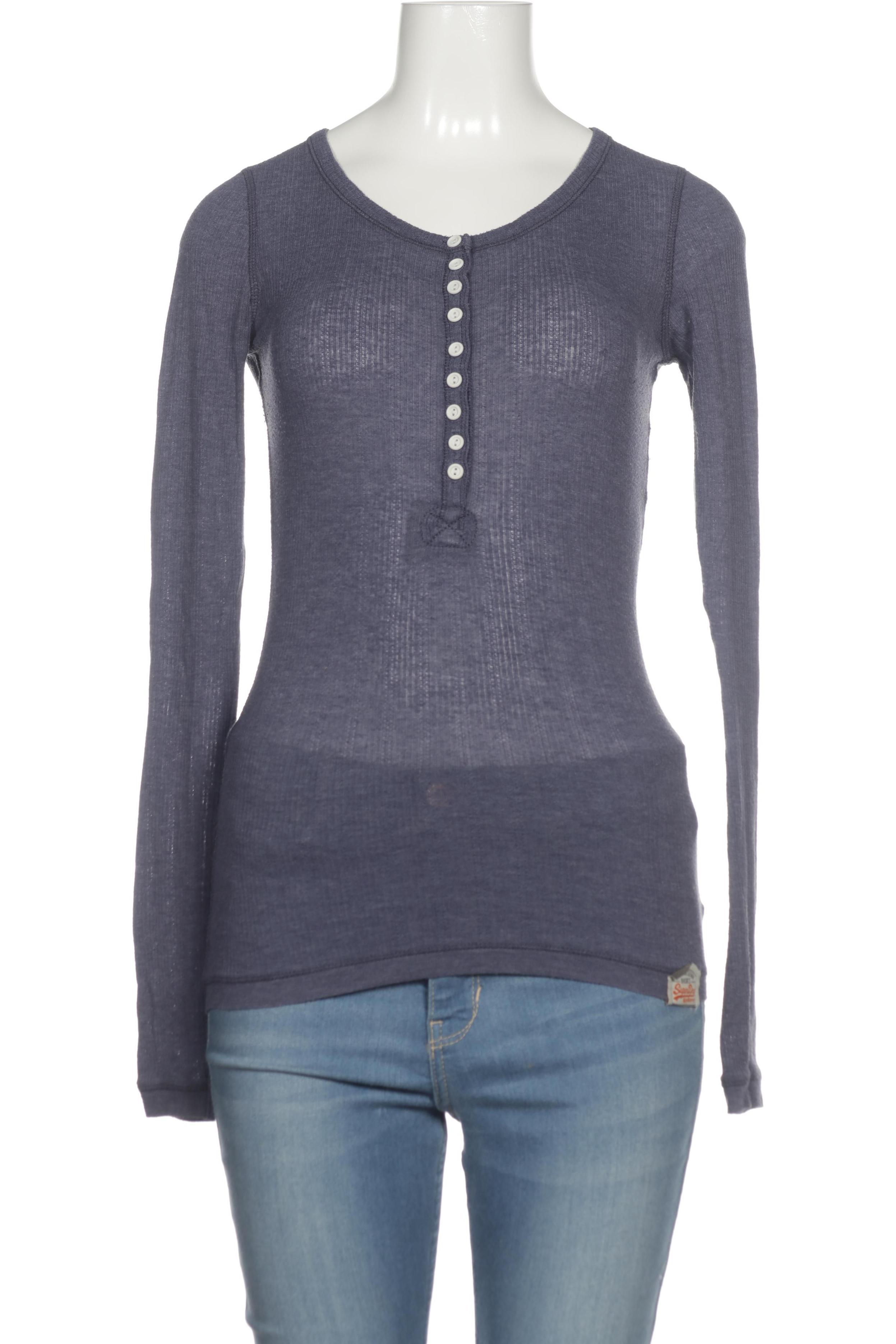 

Superdry Damen Langarmshirt, blau, Gr.