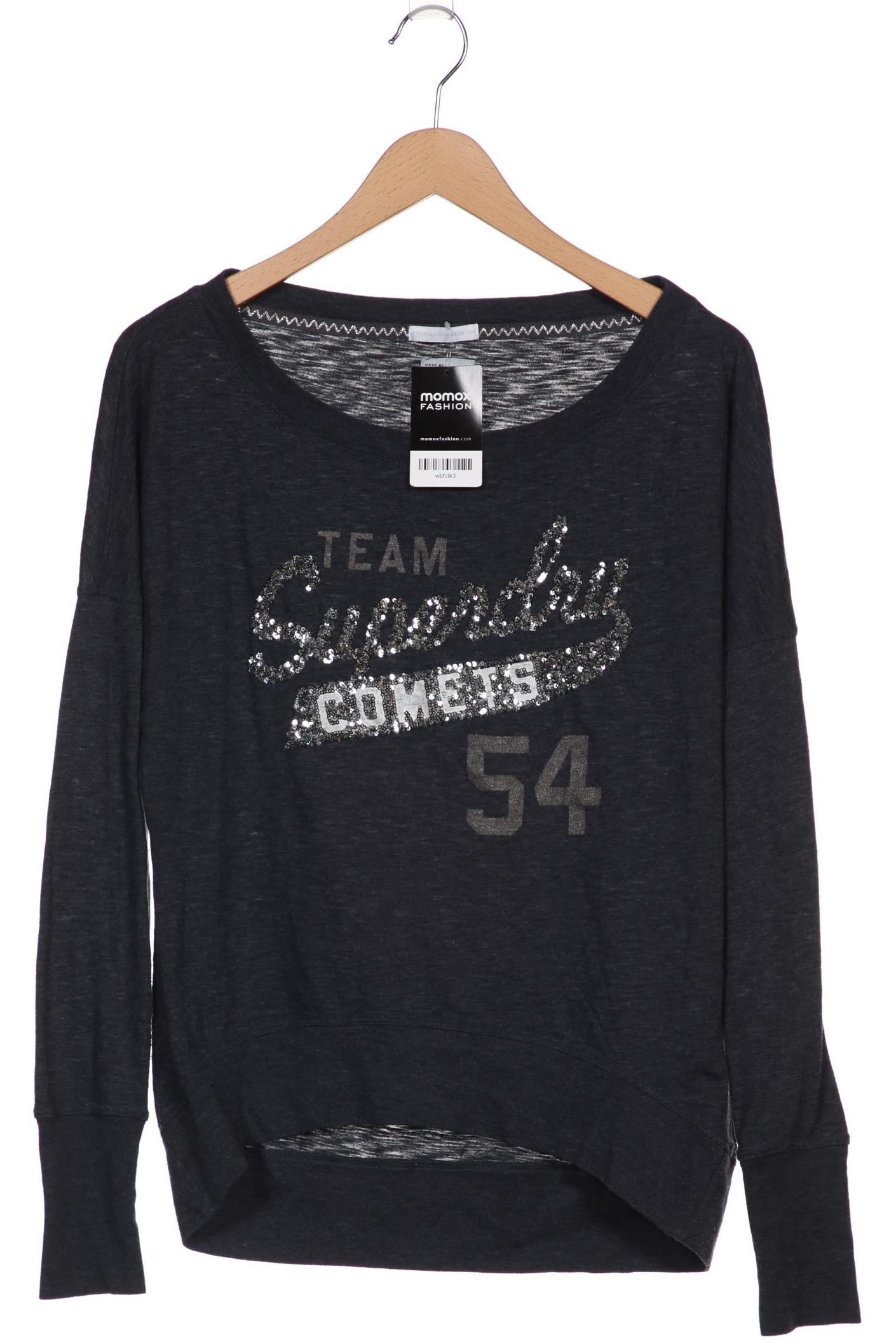 

Superdry Damen Langarmshirt, grau, Gr. 36