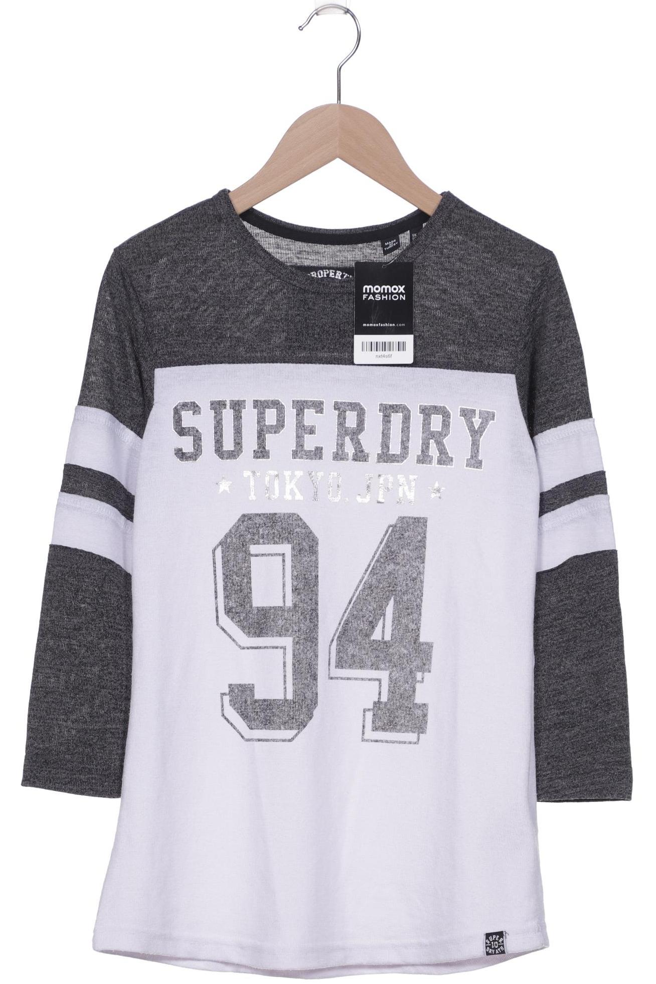 

Superdry Damen Langarmshirt, grau, Gr. 34