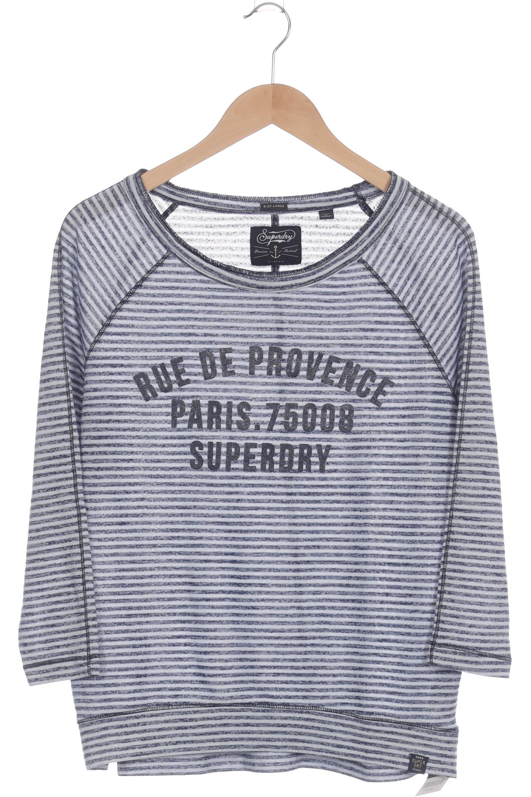 

Superdry Damen Langarmshirt, blau, Gr.