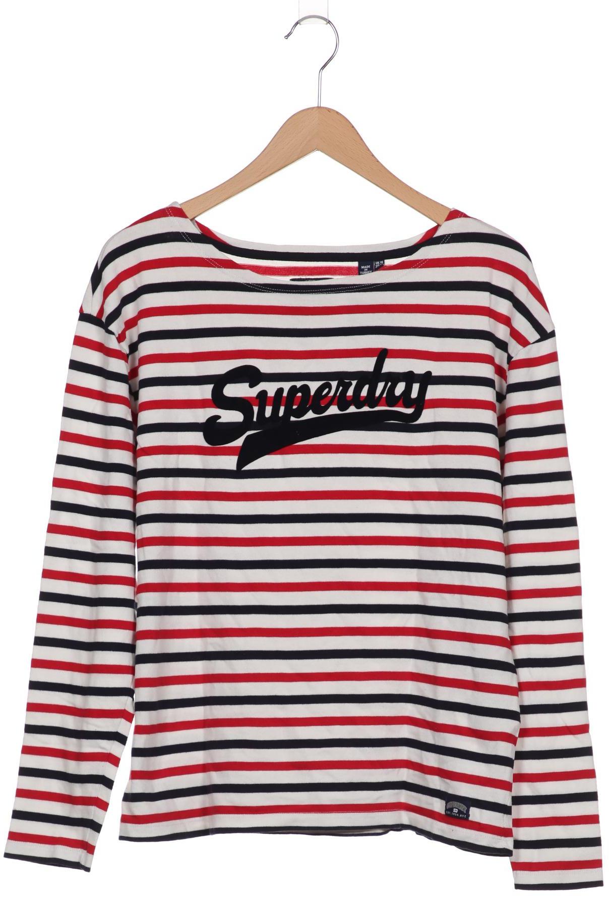 

Superdry Damen Langarmshirt, weiß, Gr. 44