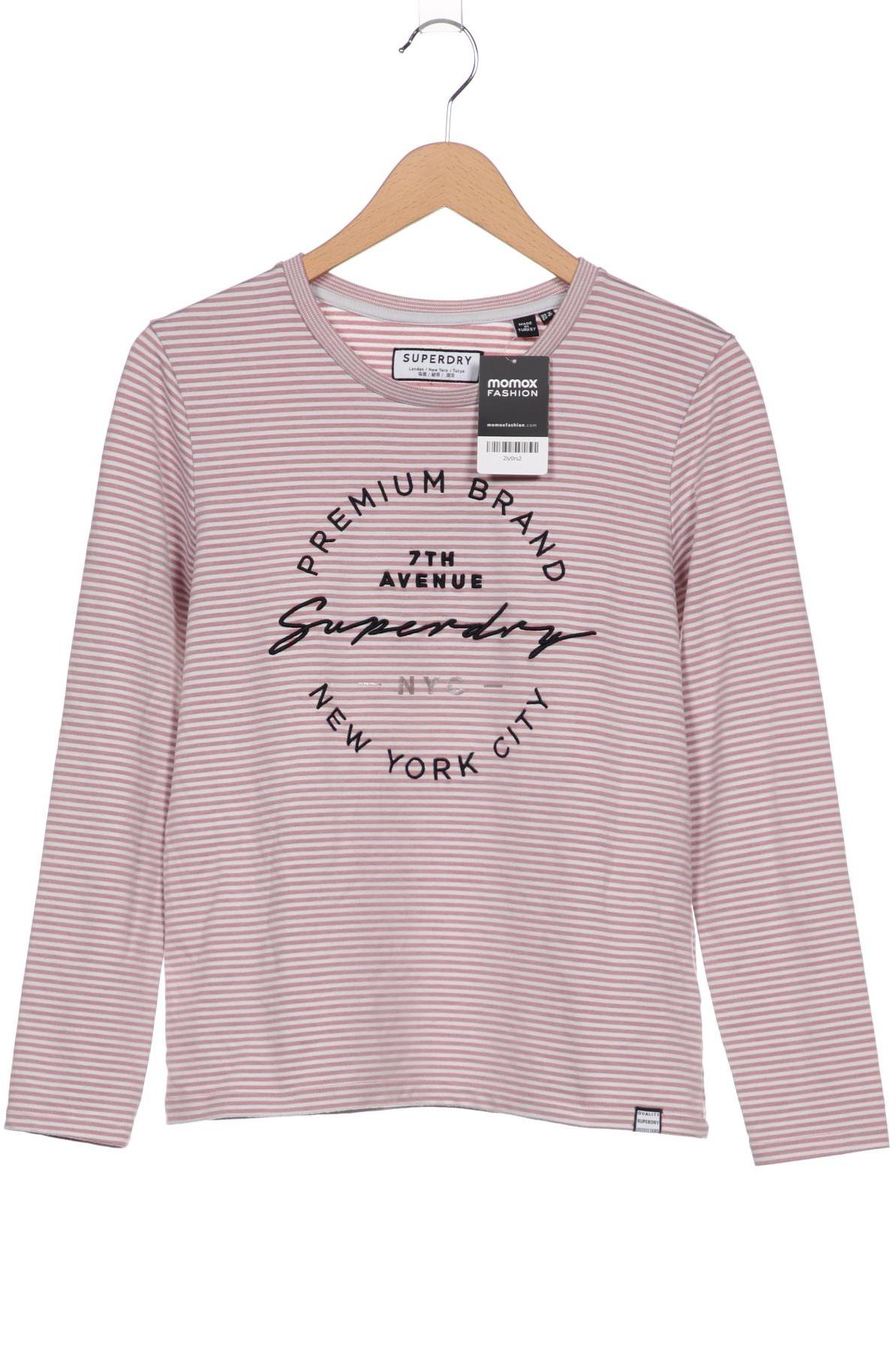 

Superdry Damen Langarmshirt, pink, Gr. 40