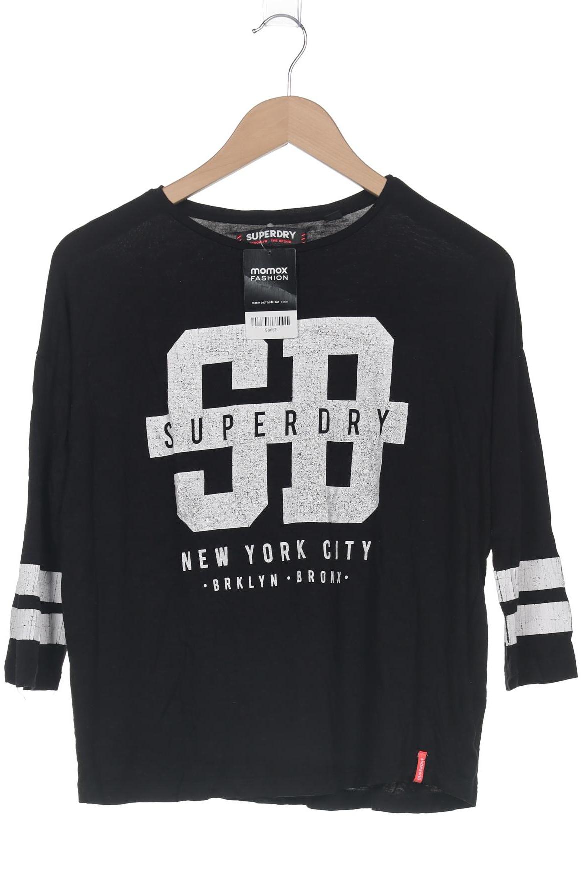 

Superdry Damen Langarmshirt, schwarz, Gr. 38