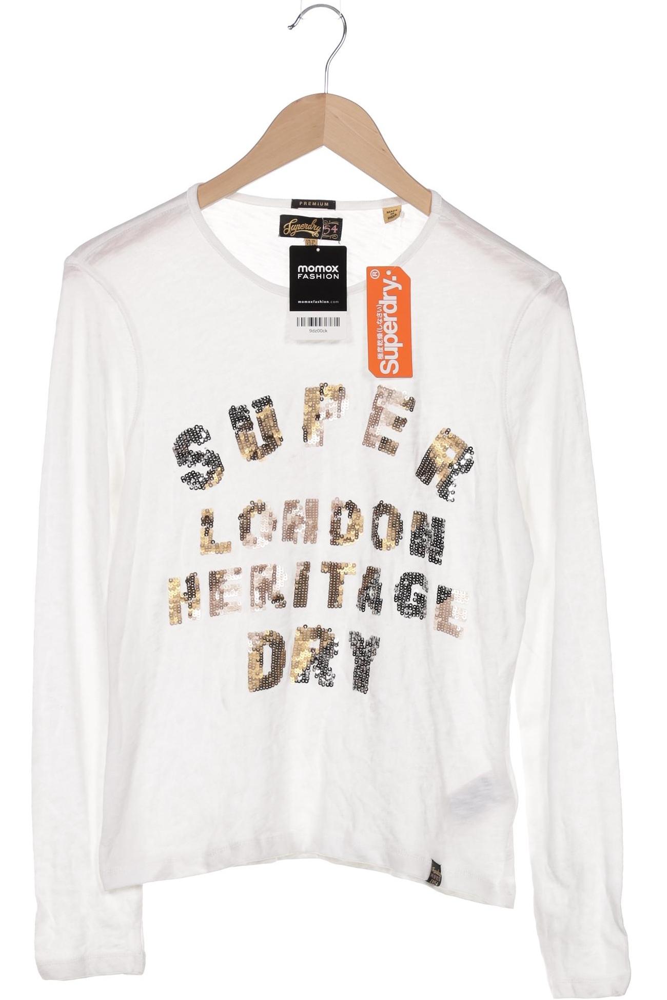 

Superdry Damen Langarmshirt, weiß, Gr. 38