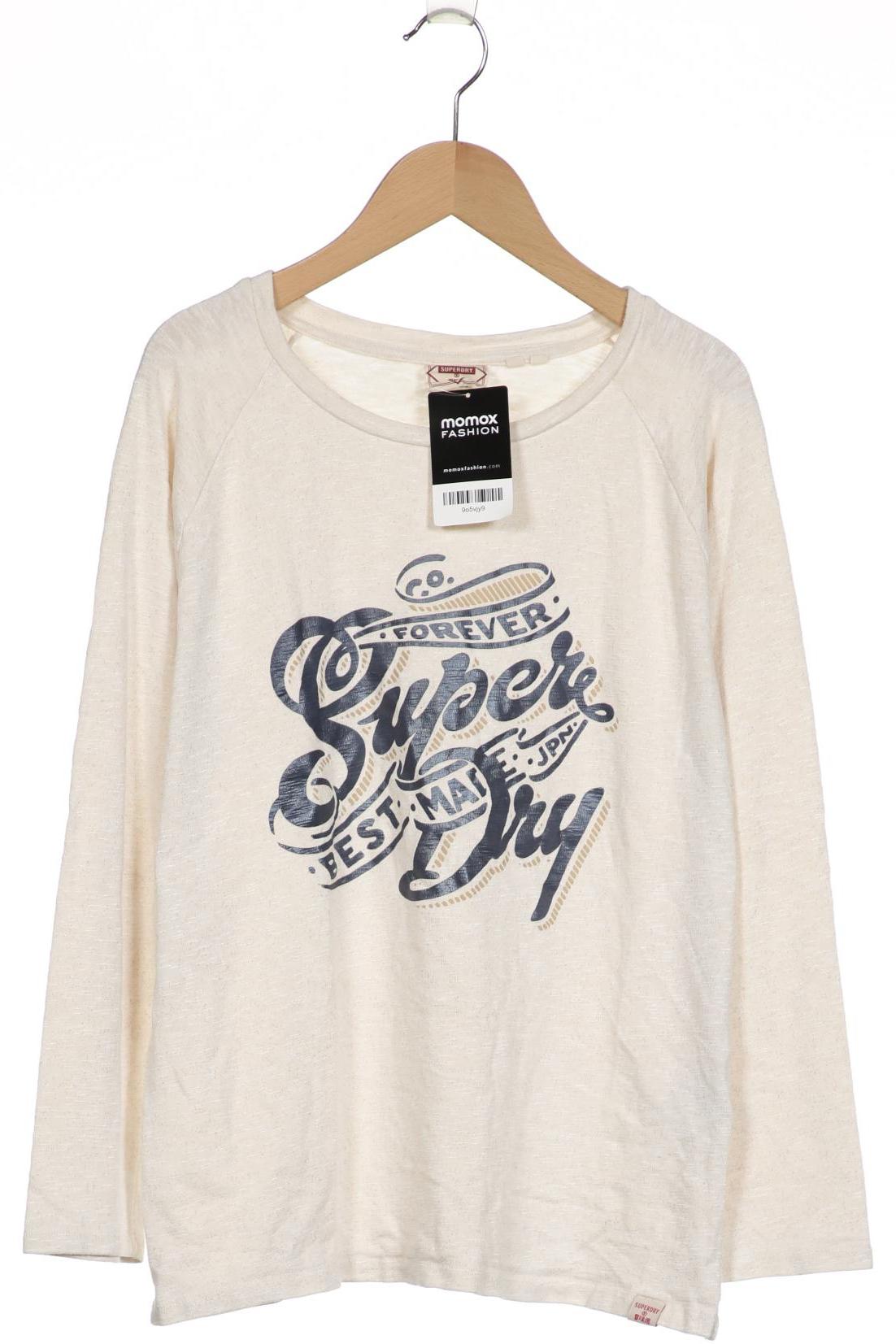 

Superdry Damen Langarmshirt, cremeweiß