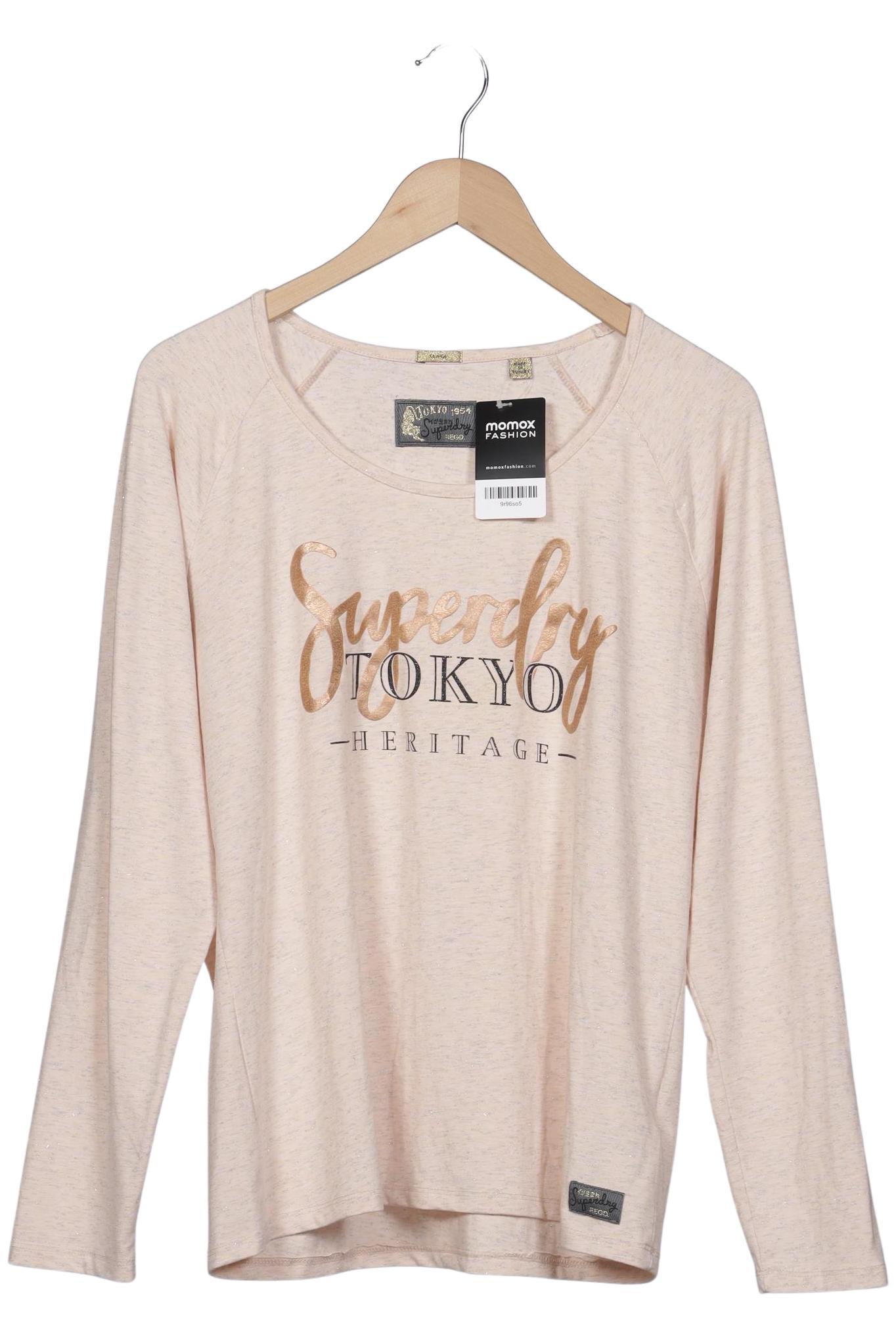

Superdry Damen Langarmshirt, pink, Gr. 44