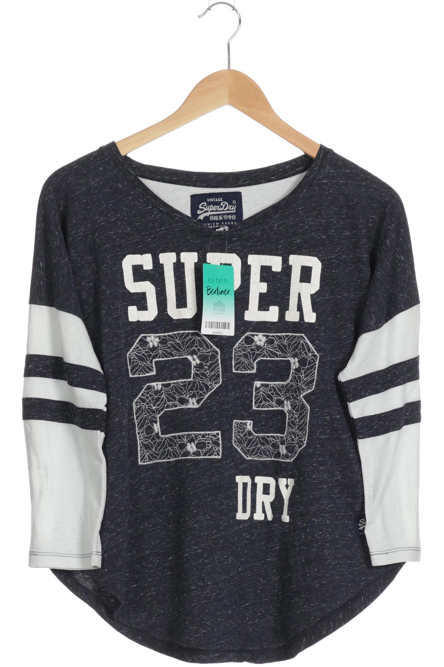 

Superdry Damen Langarmshirt, blau, Gr.