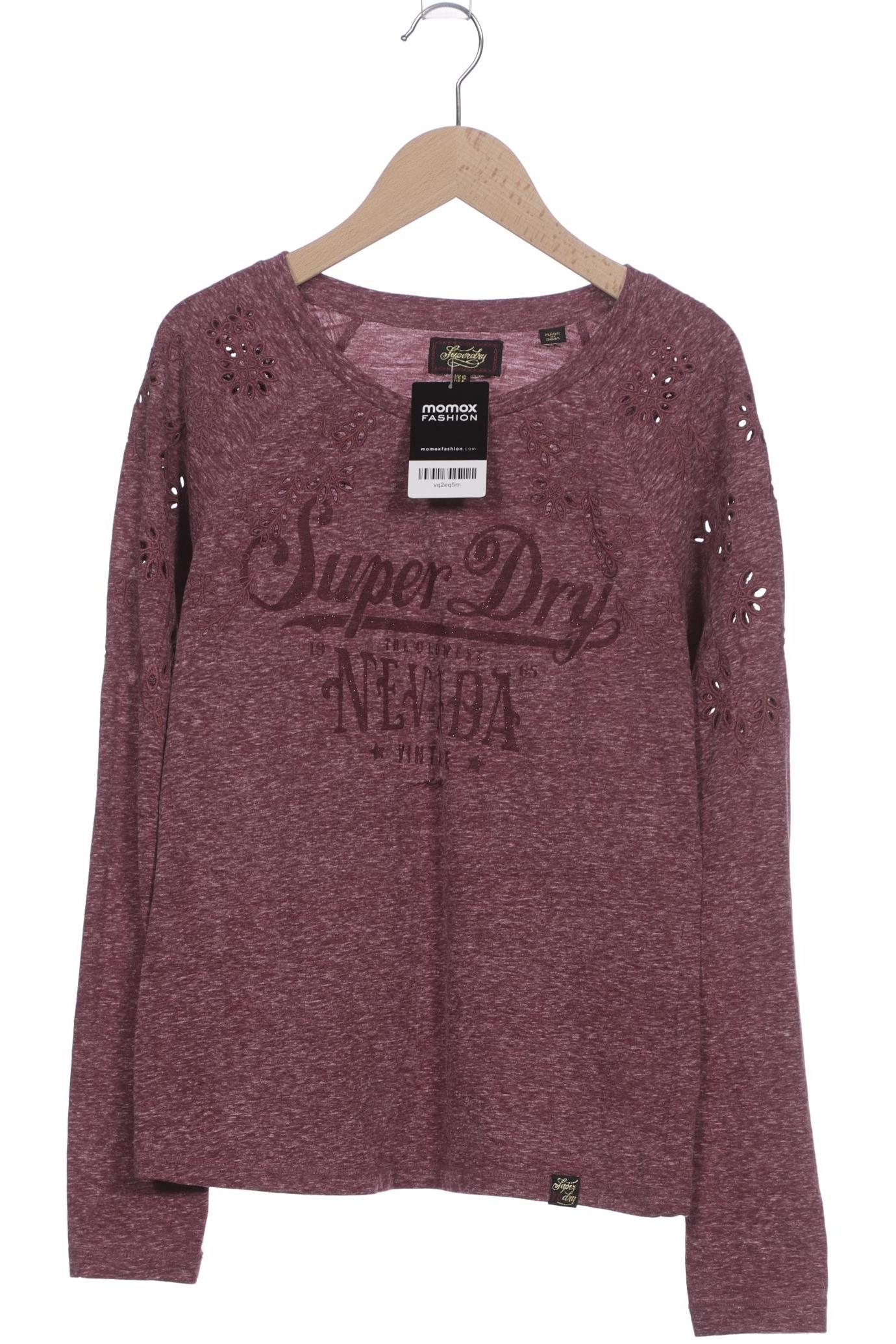 

Superdry Damen Langarmshirt, bordeaux, Gr. 38