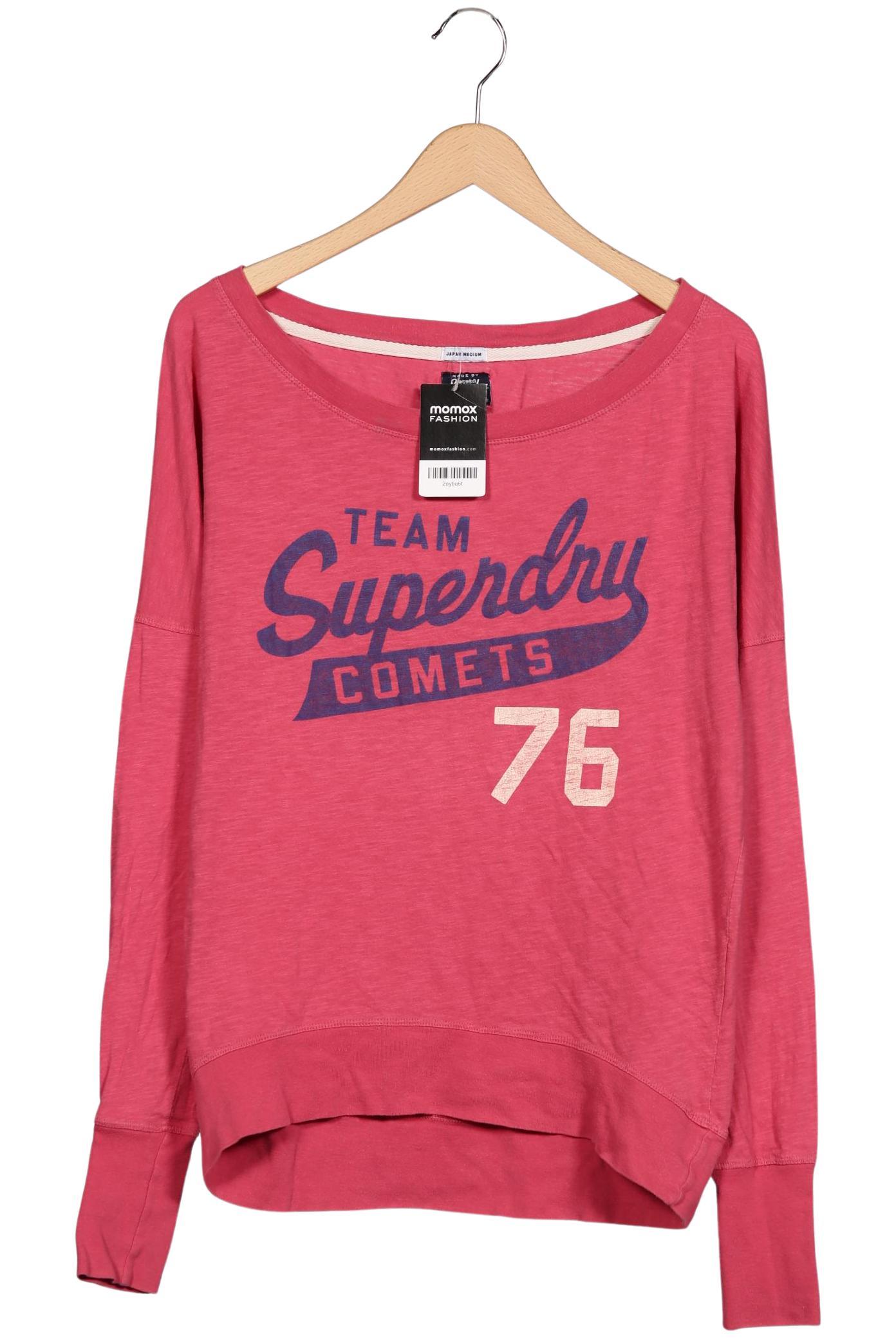 

Superdry Damen Langarmshirt, pink, Gr. 38