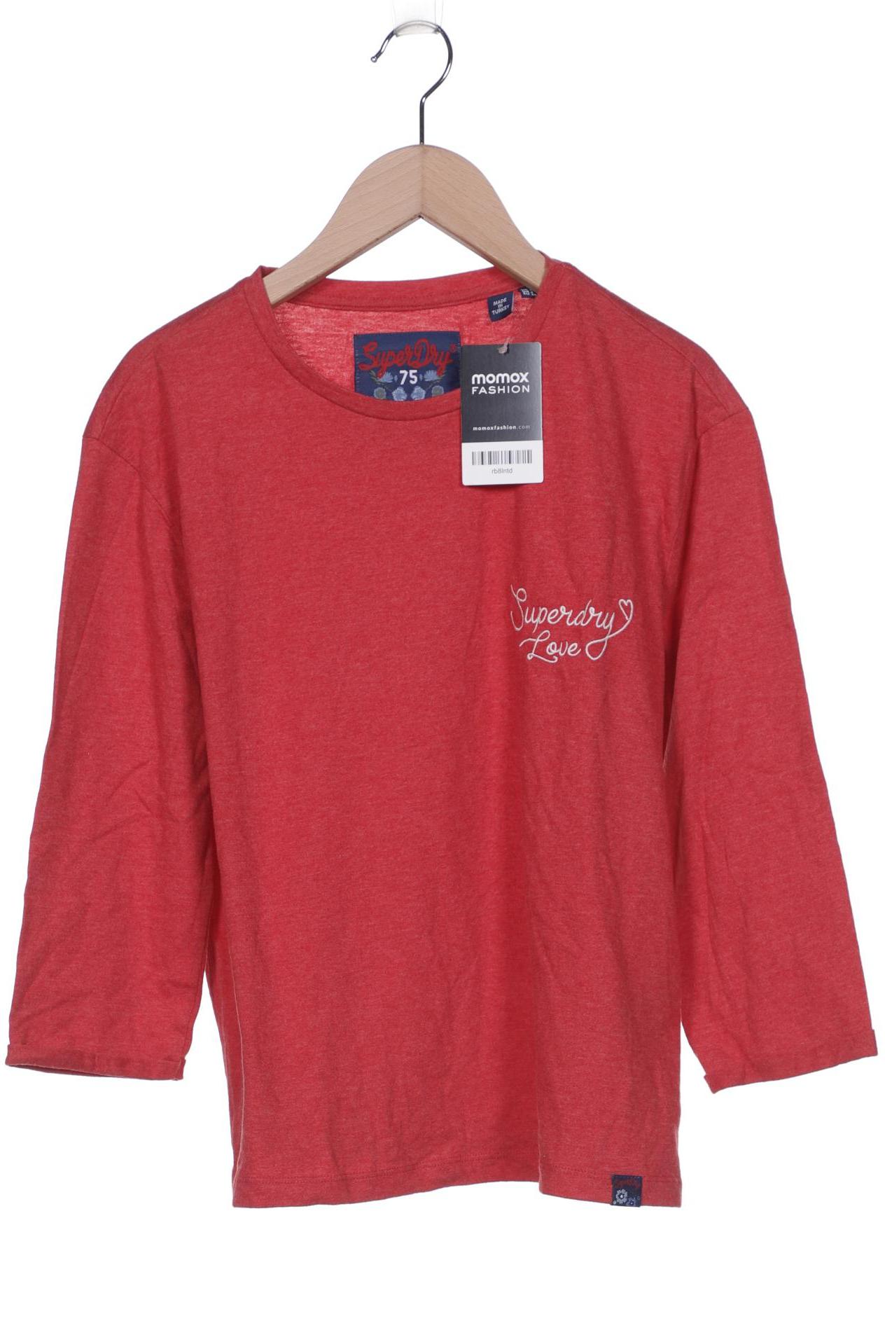 

Superdry Damen Langarmshirt, rot, Gr. 36