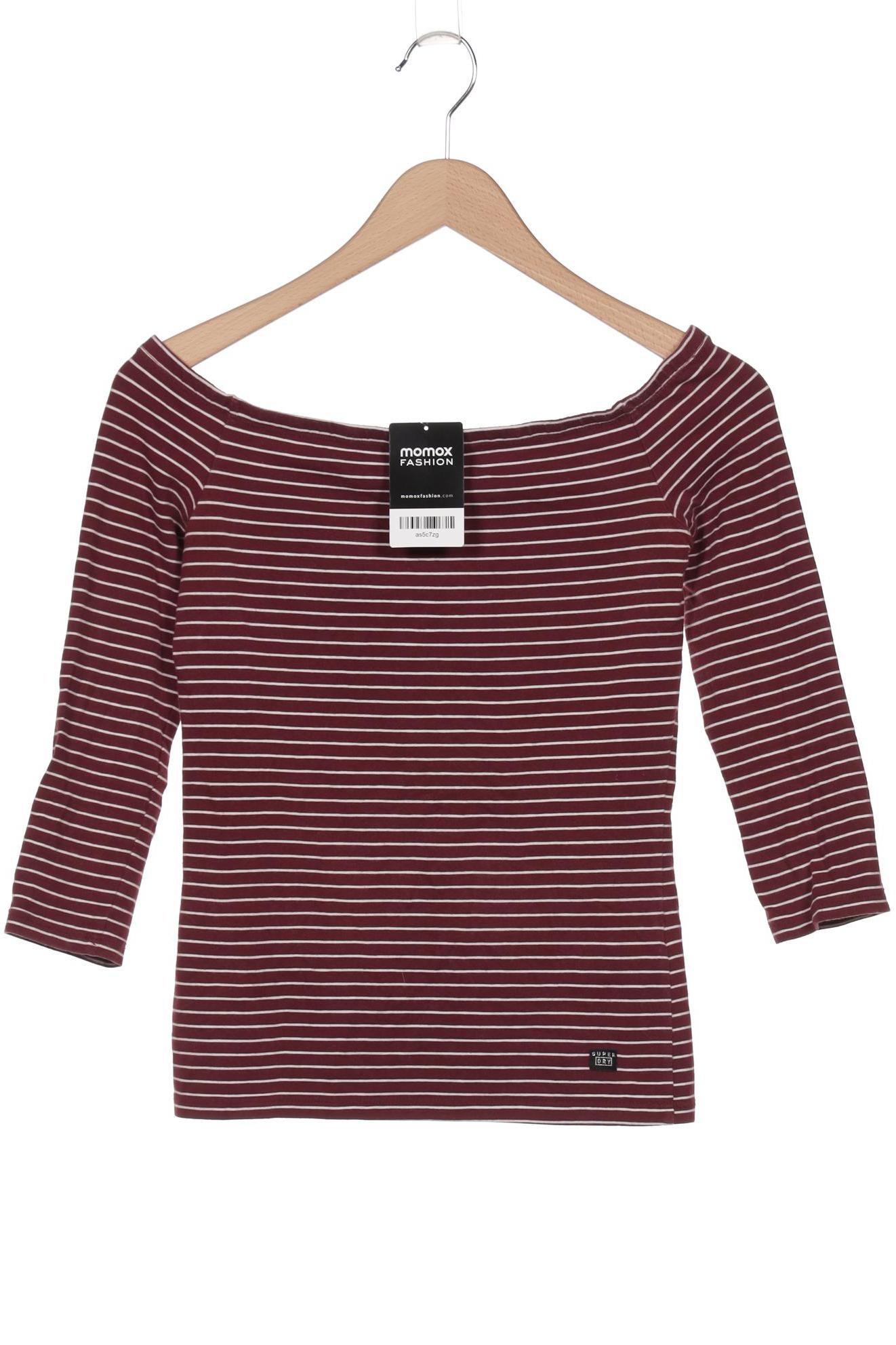 

Superdry Damen Langarmshirt, bordeaux, Gr. 36