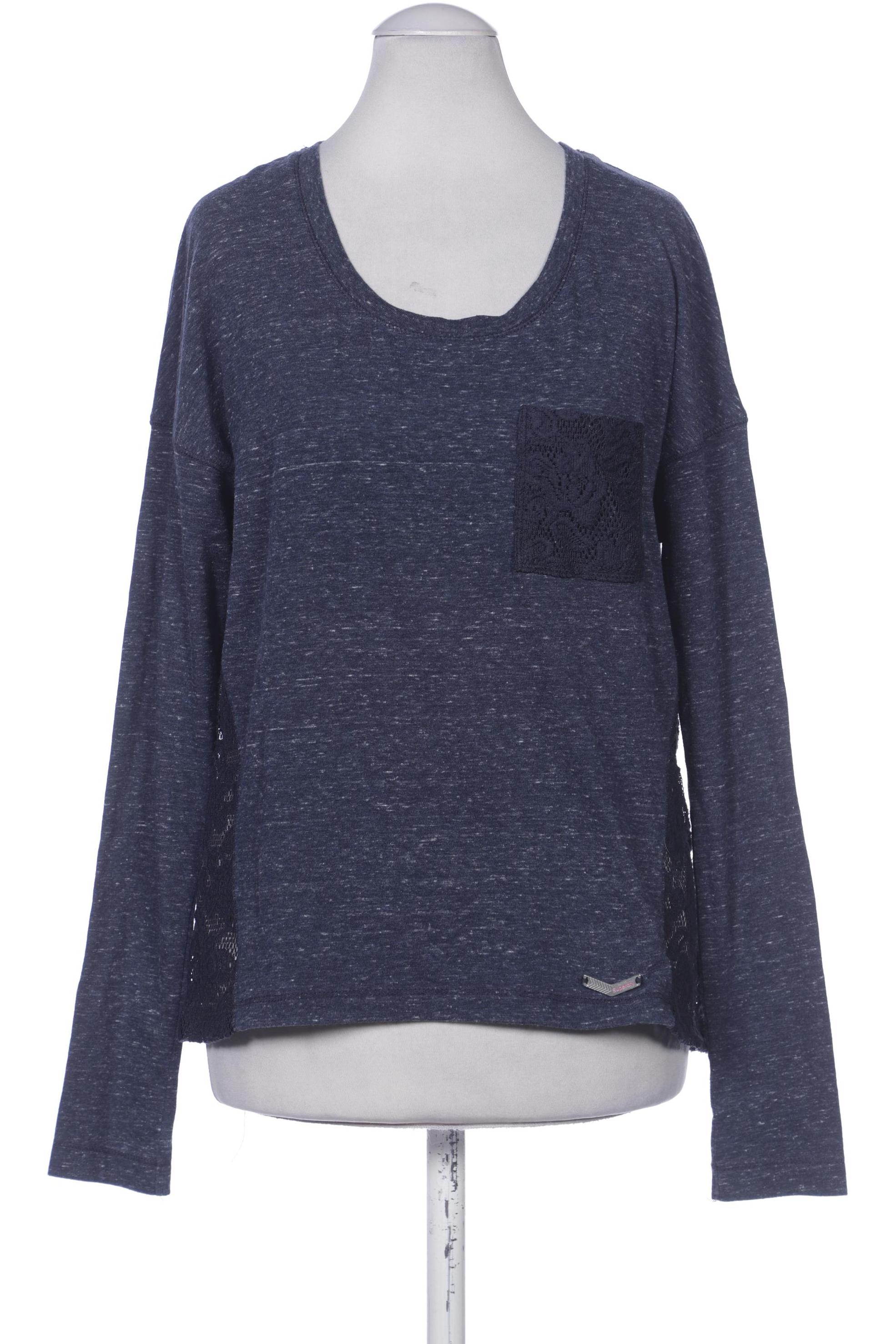 

Superdry Damen Langarmshirt, marineblau, Gr. 36
