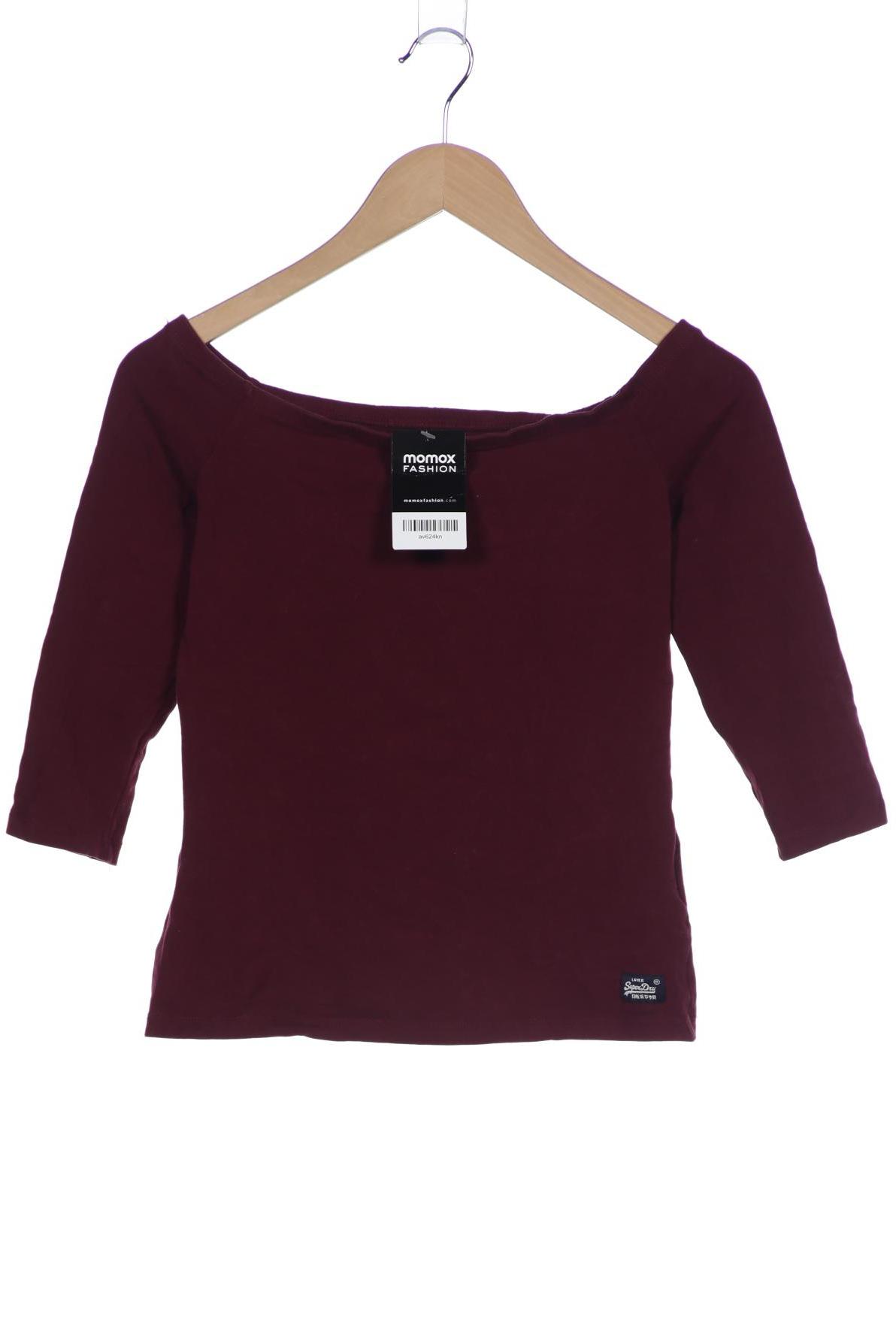 

Superdry Damen Langarmshirt, bordeaux, Gr. 36