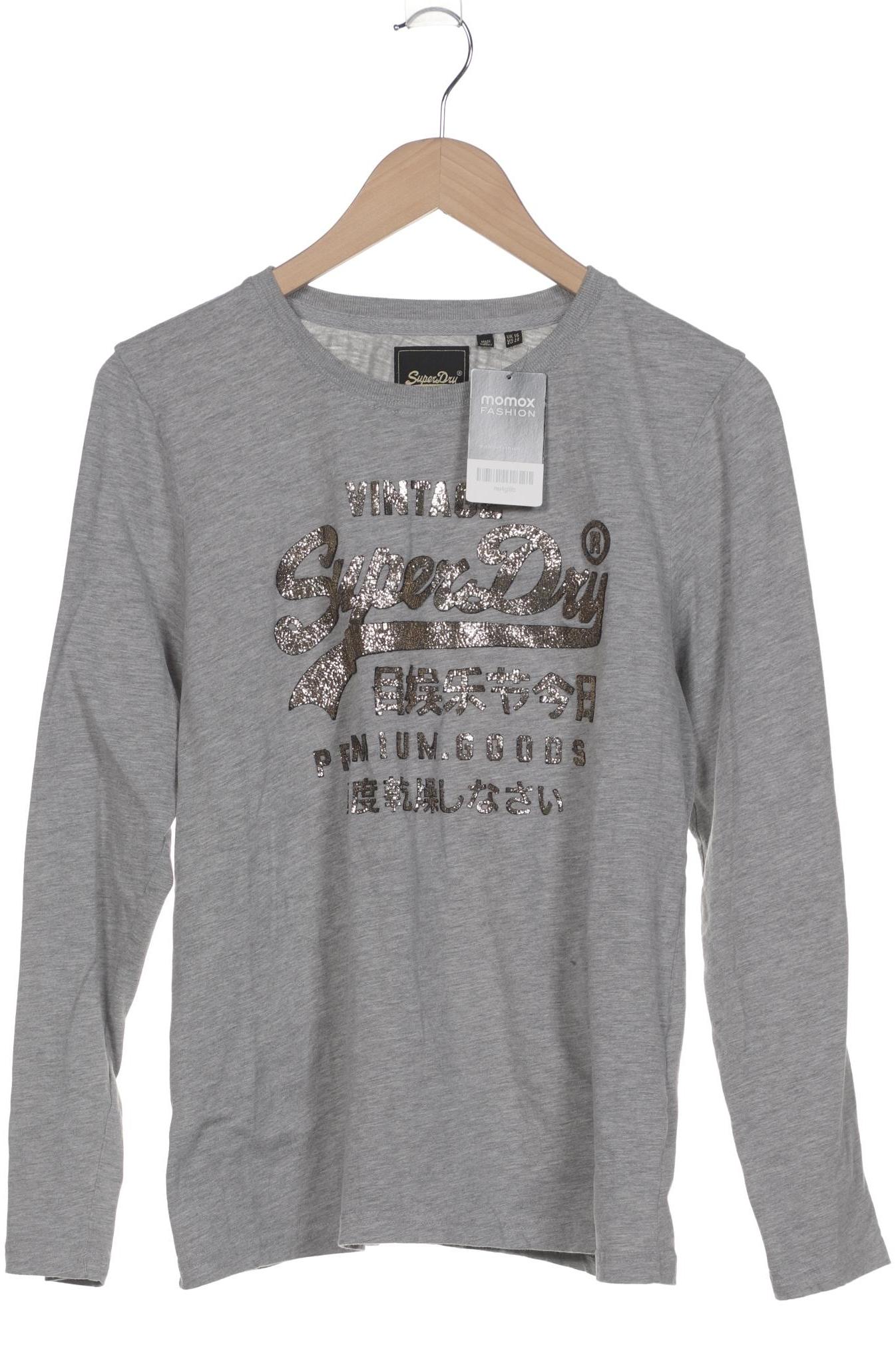 

Superdry Damen Langarmshirt, grau, Gr. 44
