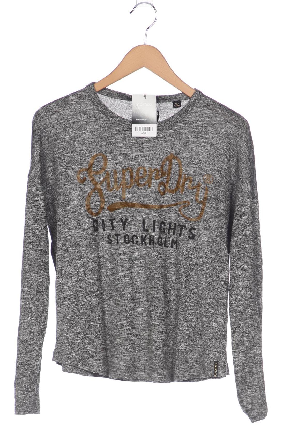 

Superdry Damen Langarmshirt, grau, Gr. 36
