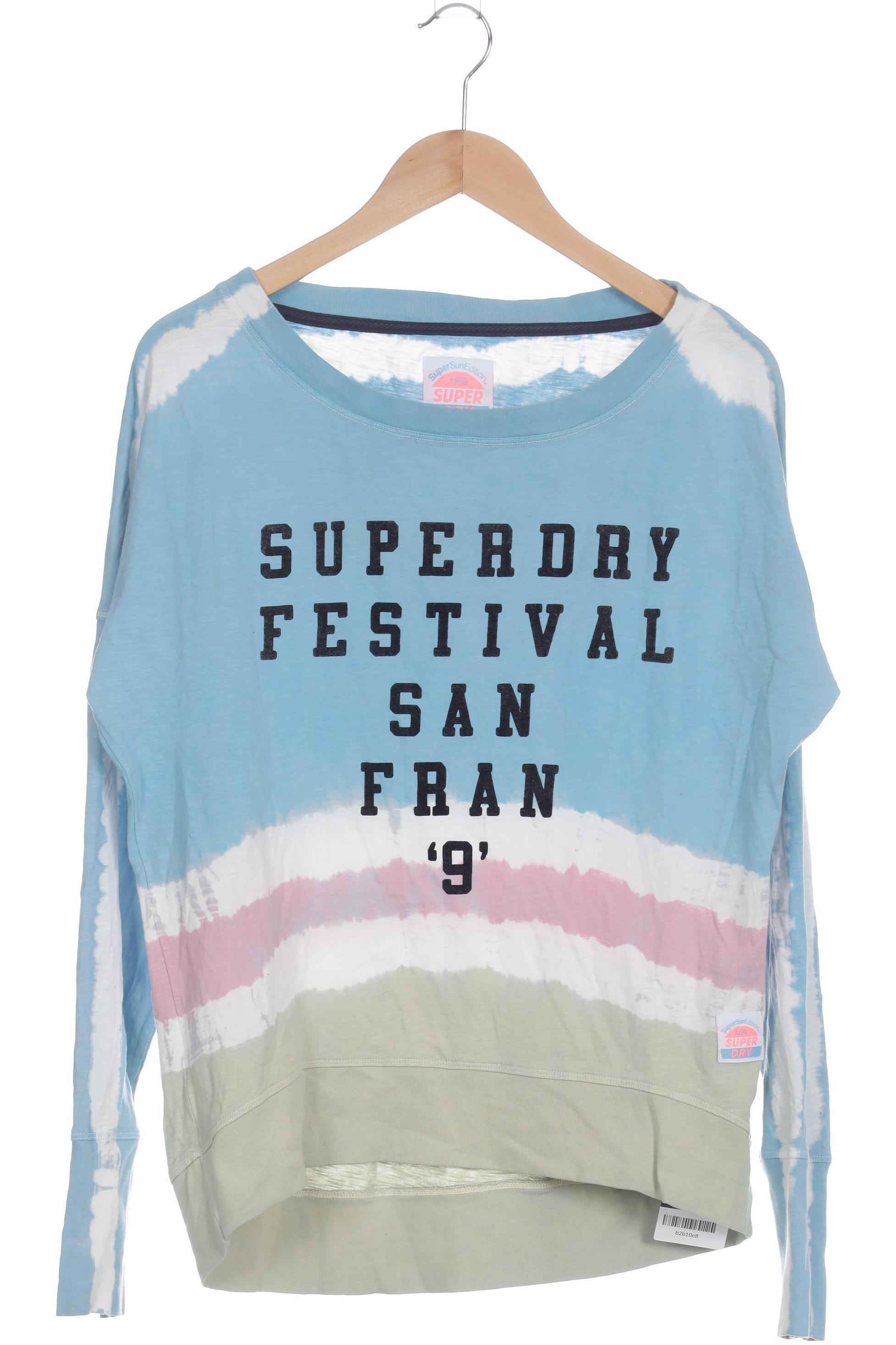 

Superdry Damen Langarmshirt, blau, Gr.