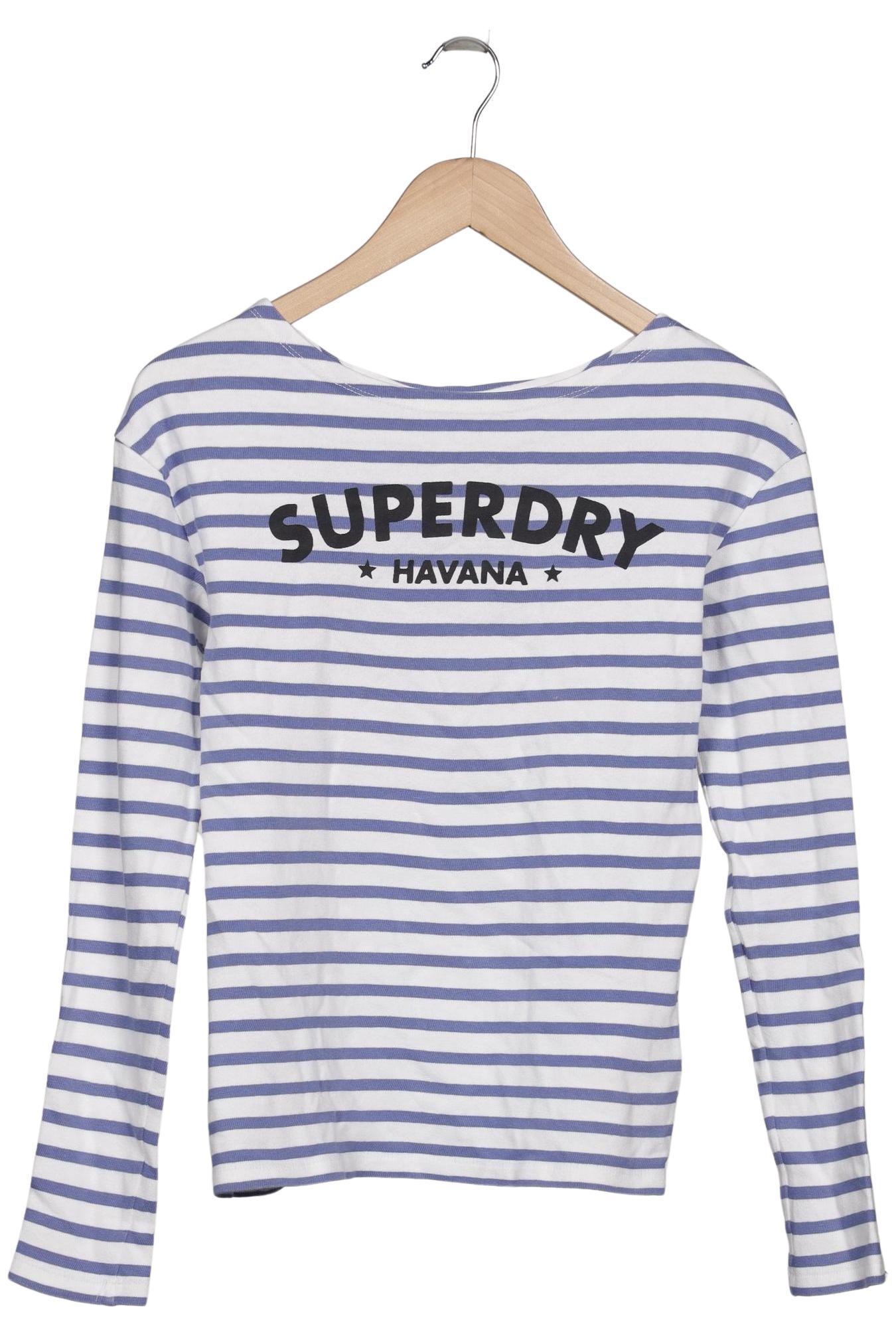 

Superdry Damen Langarmshirt, weiß, Gr. 34