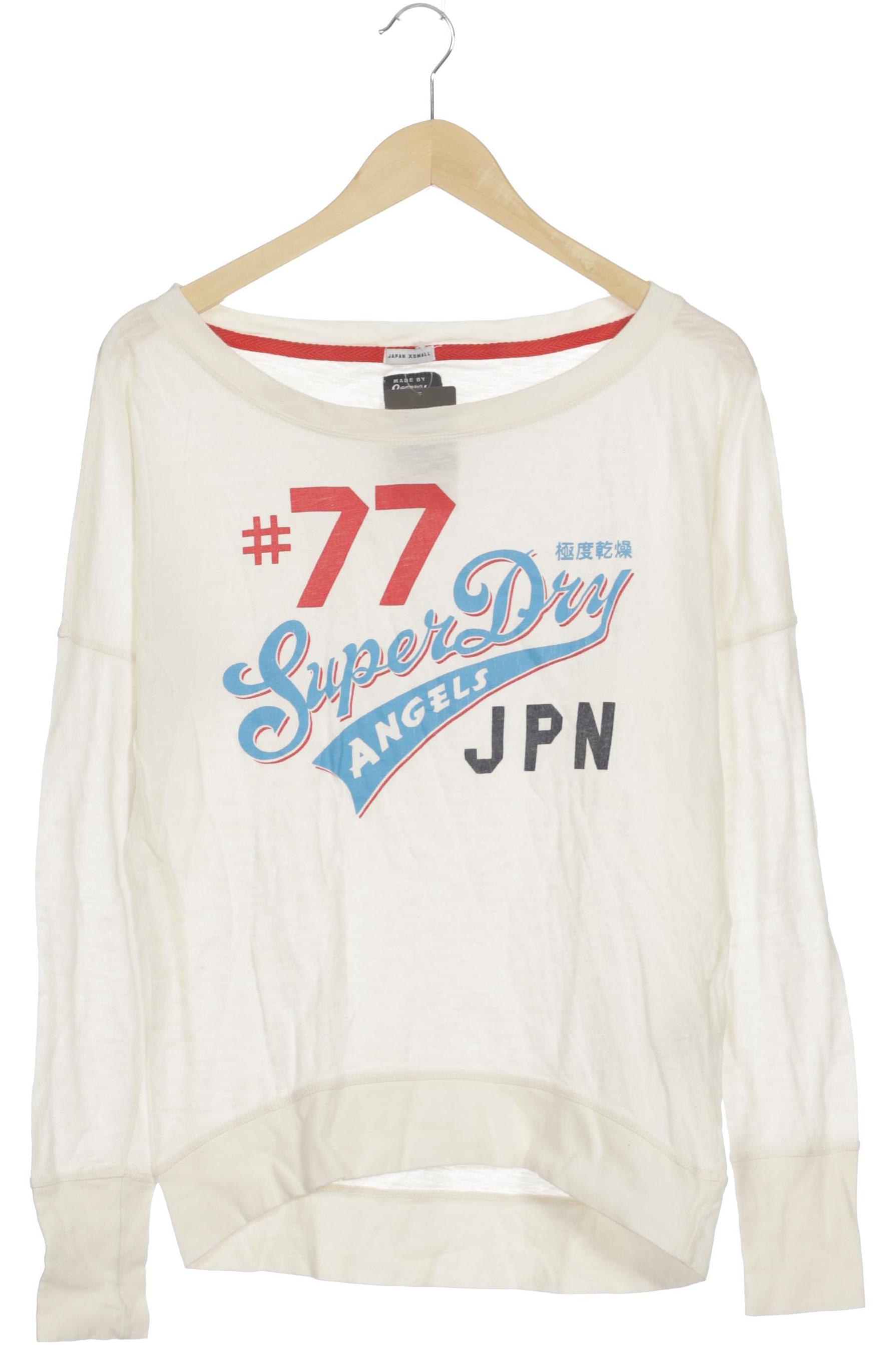 

Superdry Damen Langarmshirt, weiß, Gr.