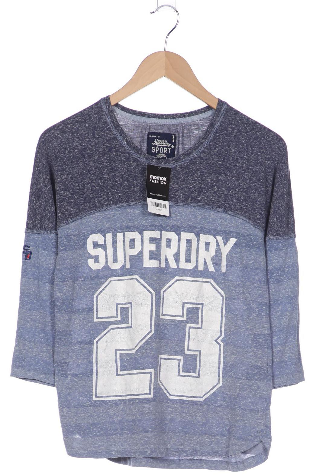 

Superdry Damen Langarmshirt, blau, Gr. 36
