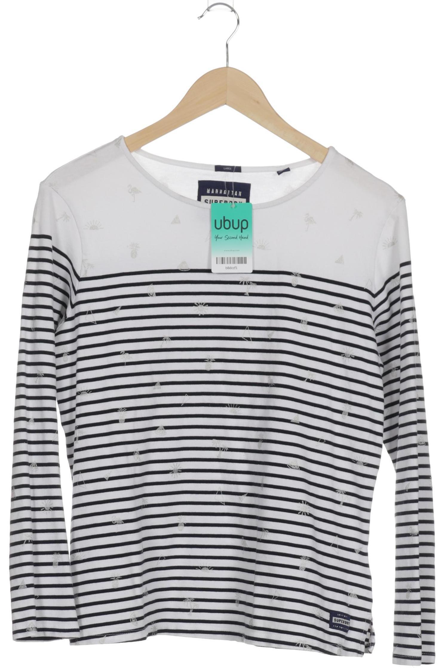 

Superdry Damen Langarmshirt, weiß, Gr. 42