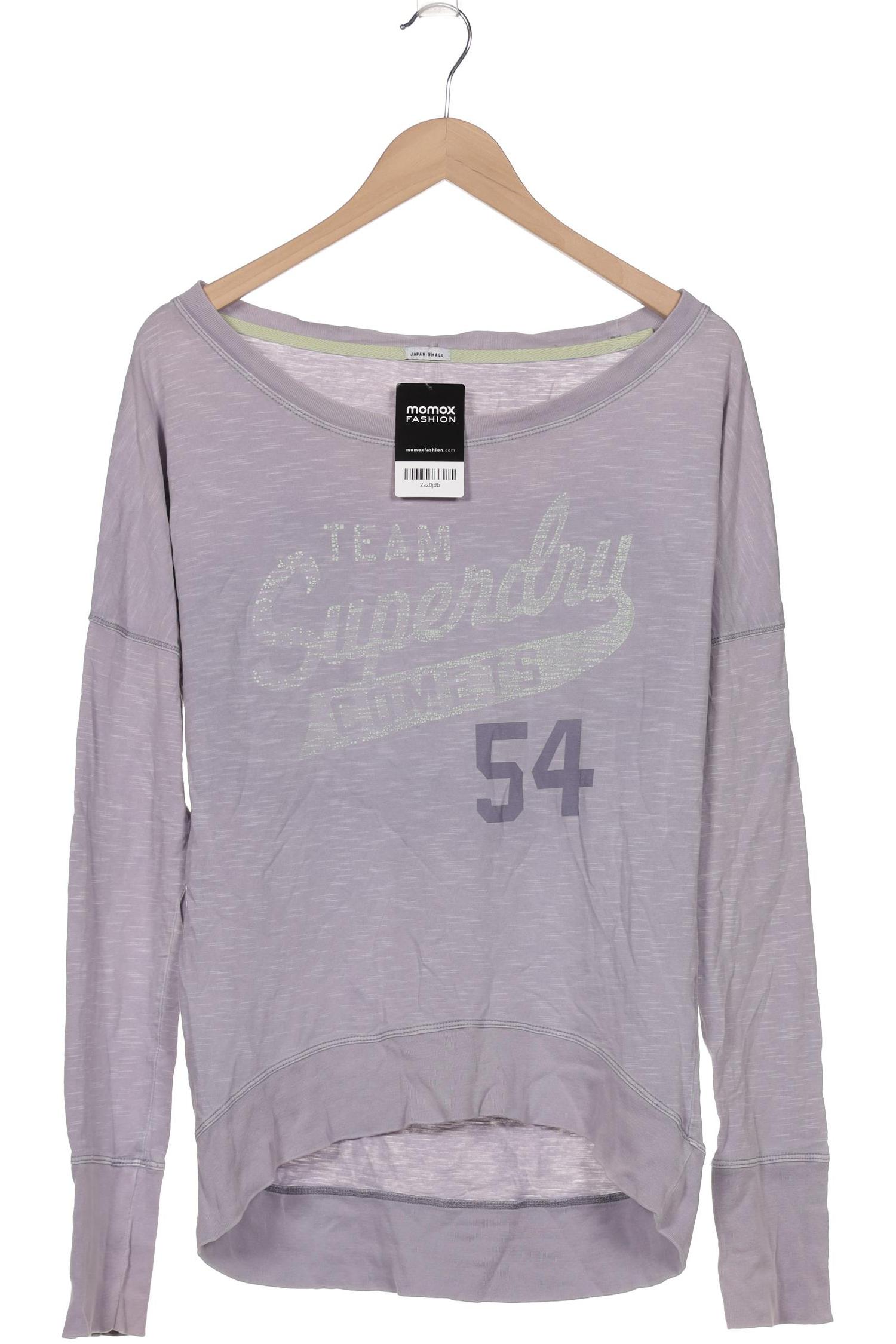 

Superdry Damen Langarmshirt, flieder, Gr. 36