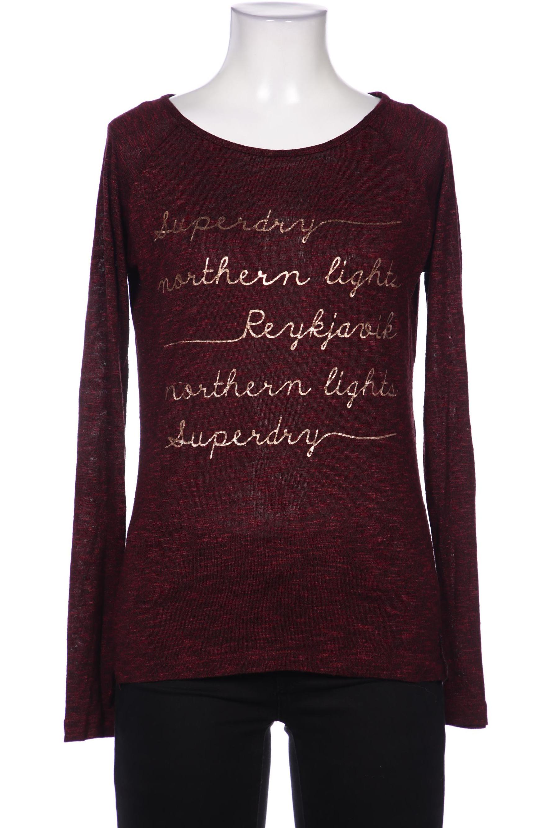 

Superdry Damen Langarmshirt, bordeaux, Gr. 34