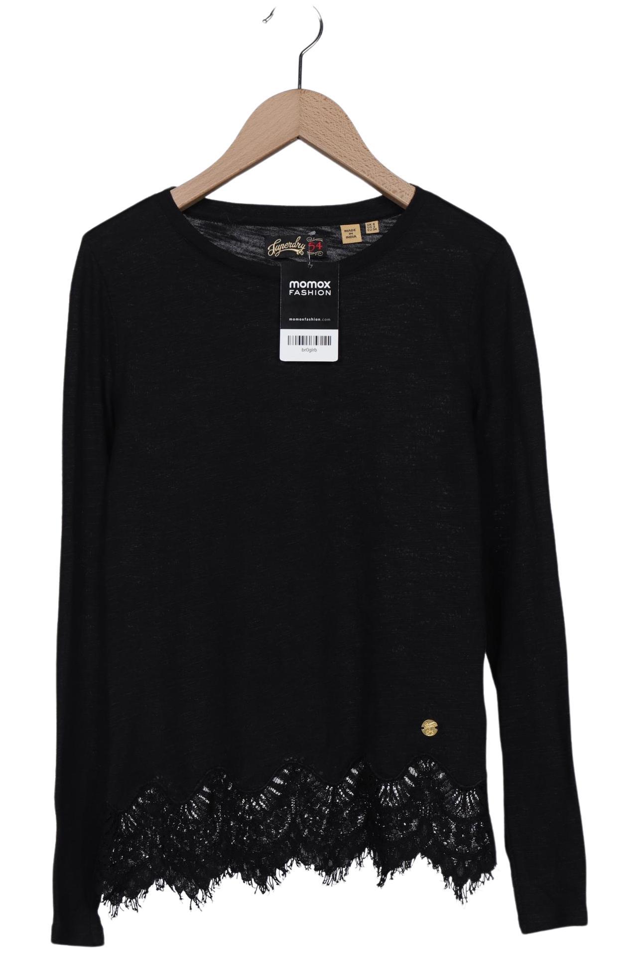 

Superdry Damen Langarmshirt, schwarz, Gr. 34