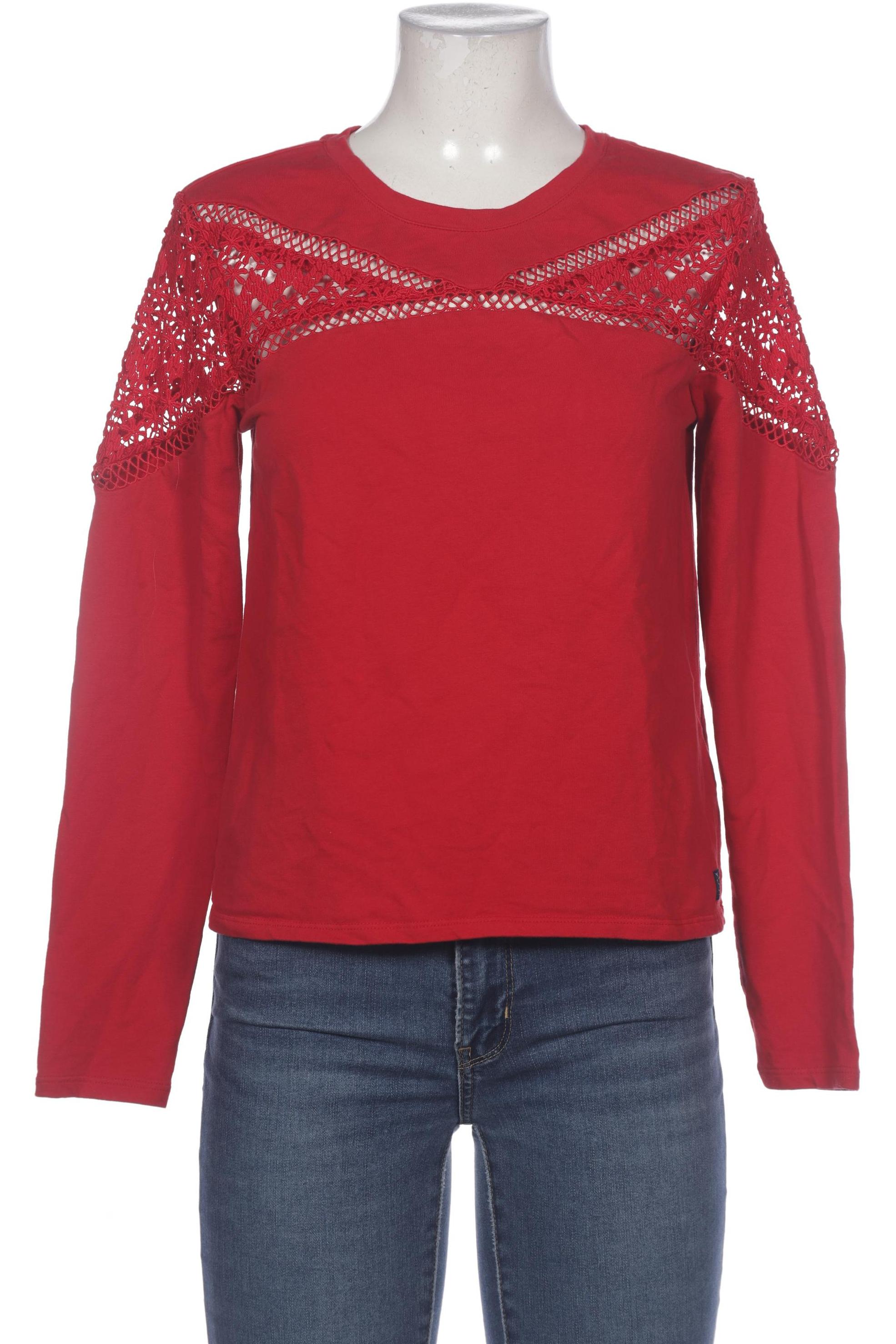 

Superdry Damen Langarmshirt, rot, Gr. 38