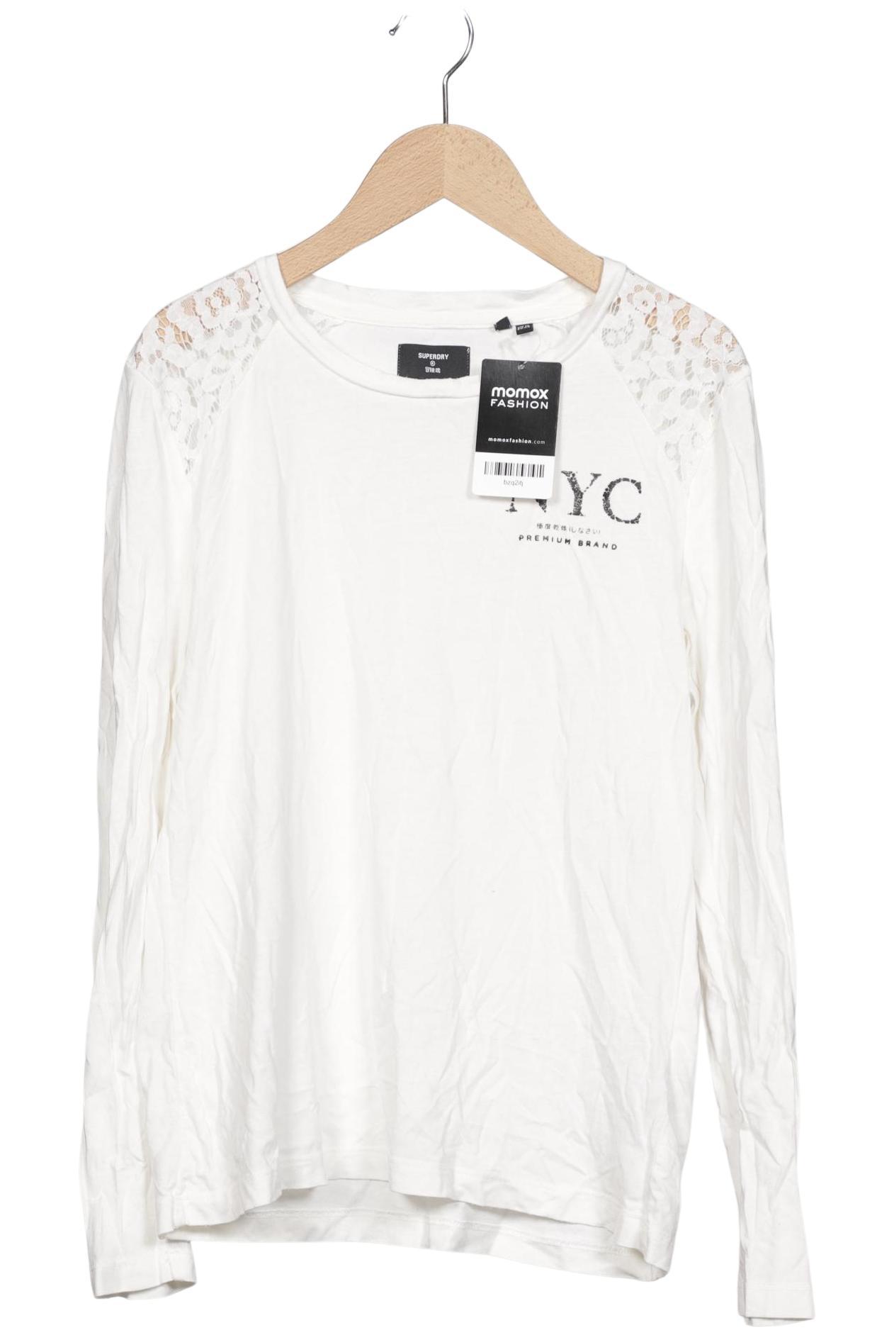 

Superdry Damen Langarmshirt, weiß, Gr. 38