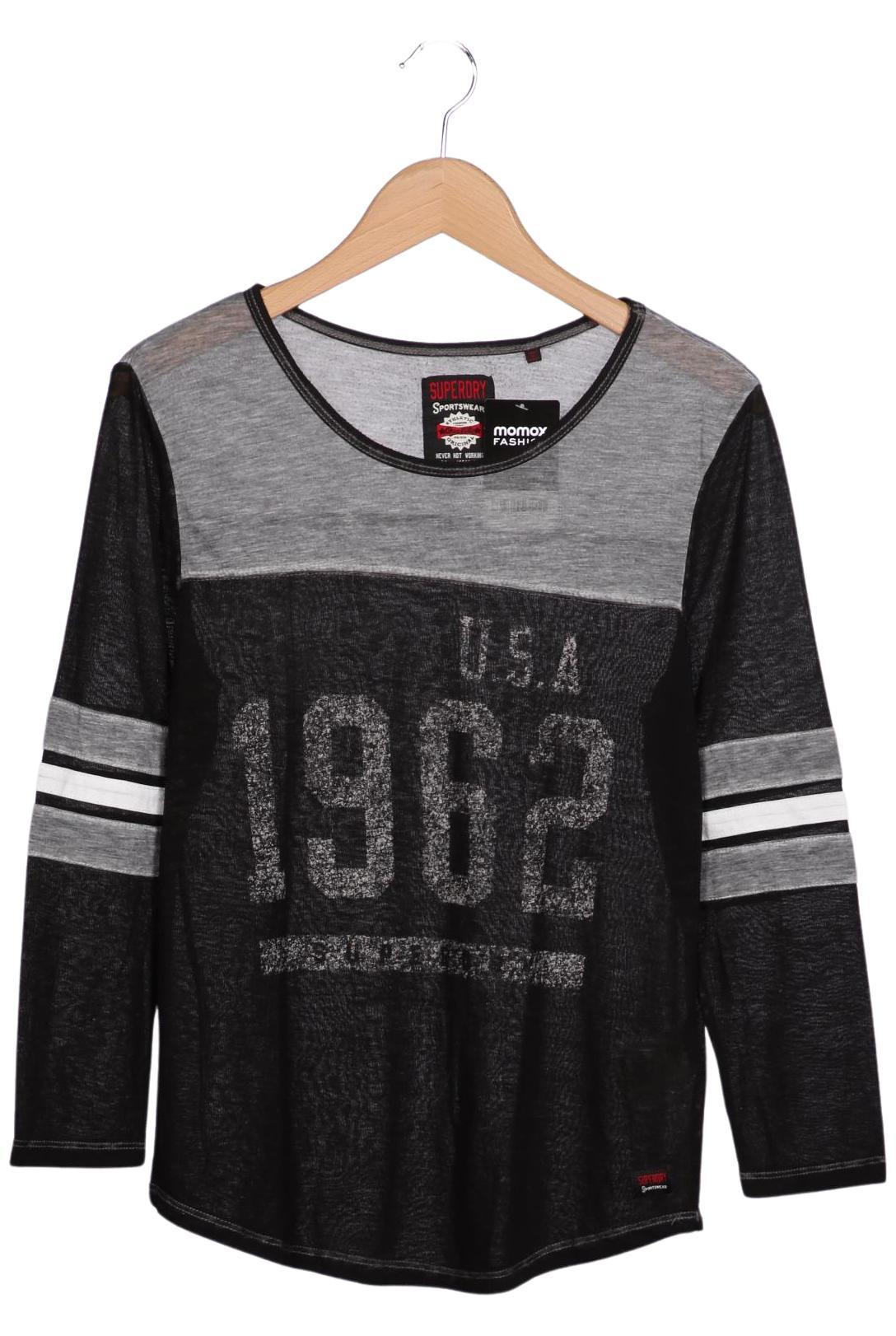 

Superdry Damen Langarmshirt, grau, Gr. 38