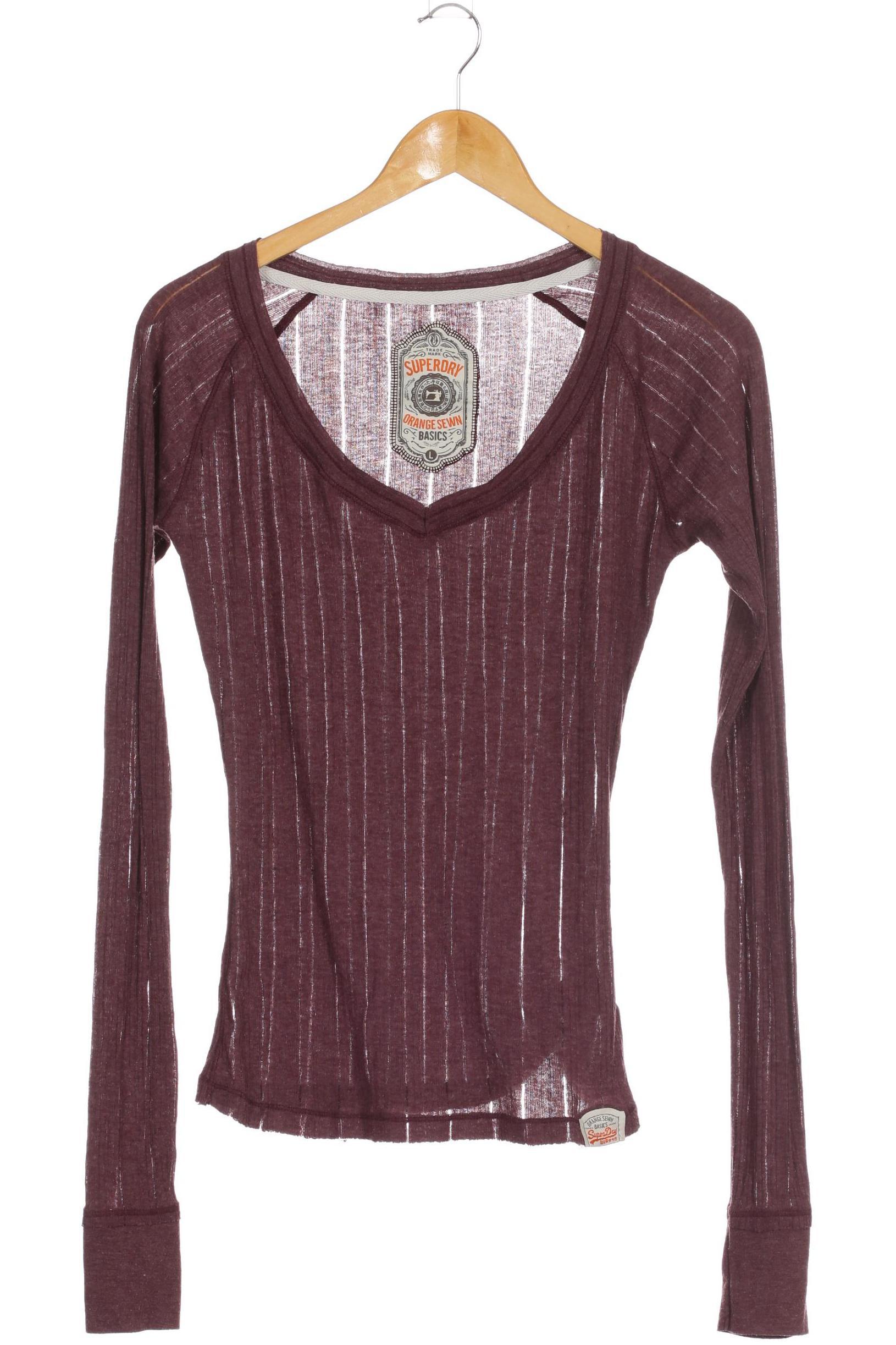 

Superdry Damen Langarmshirt, lila, Gr.