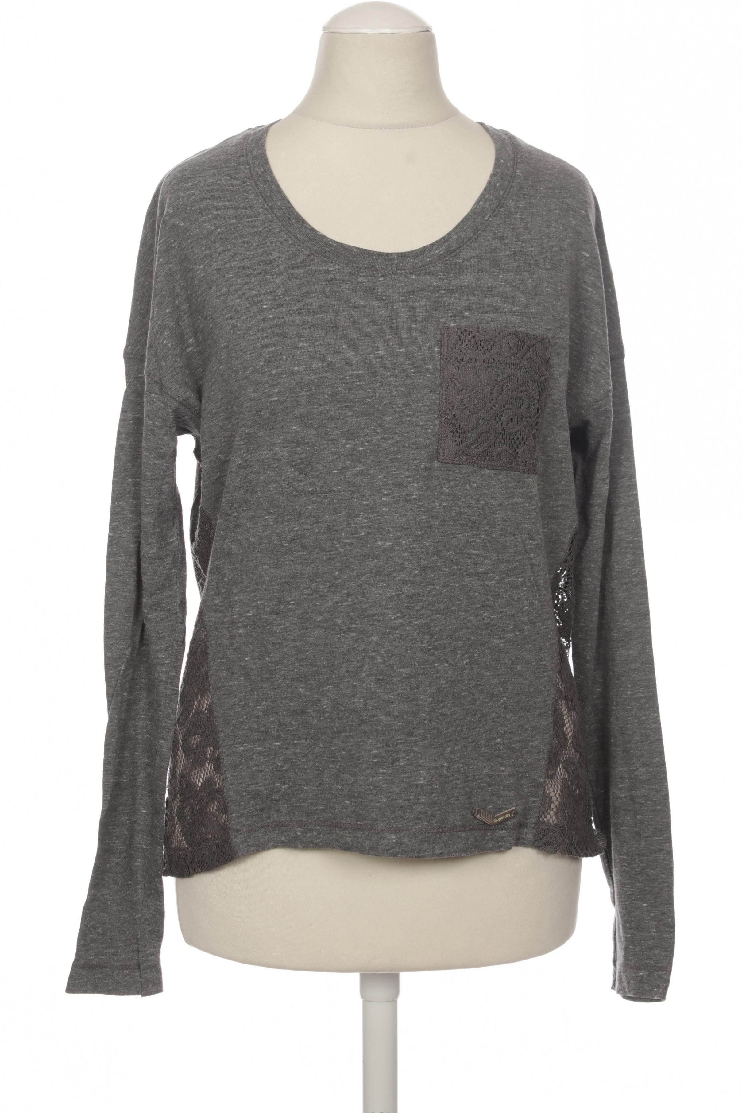 

Superdry Damen Langarmshirt, grau, Gr.