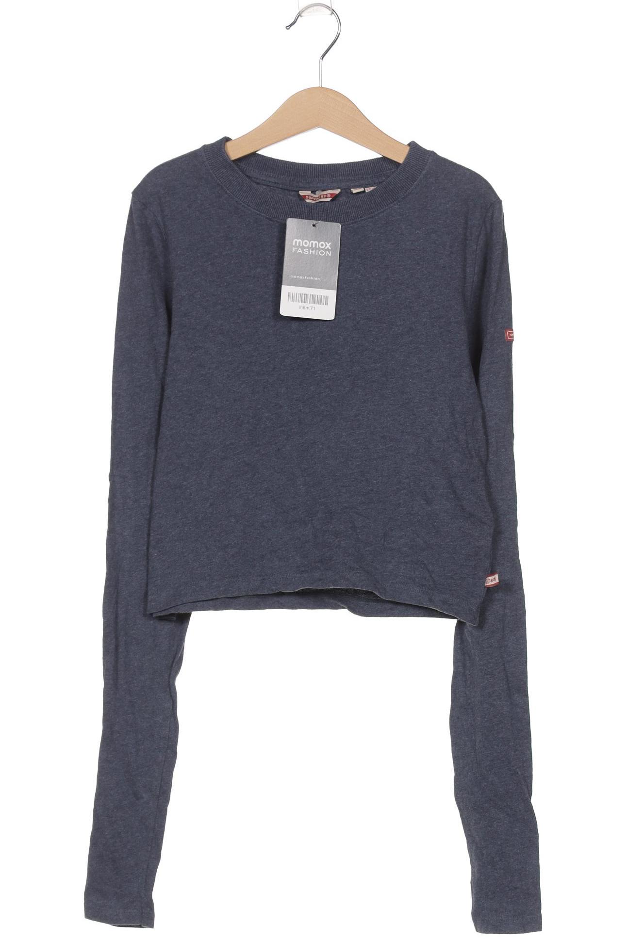 

Superdry Damen Langarmshirt, blau, Gr. 36