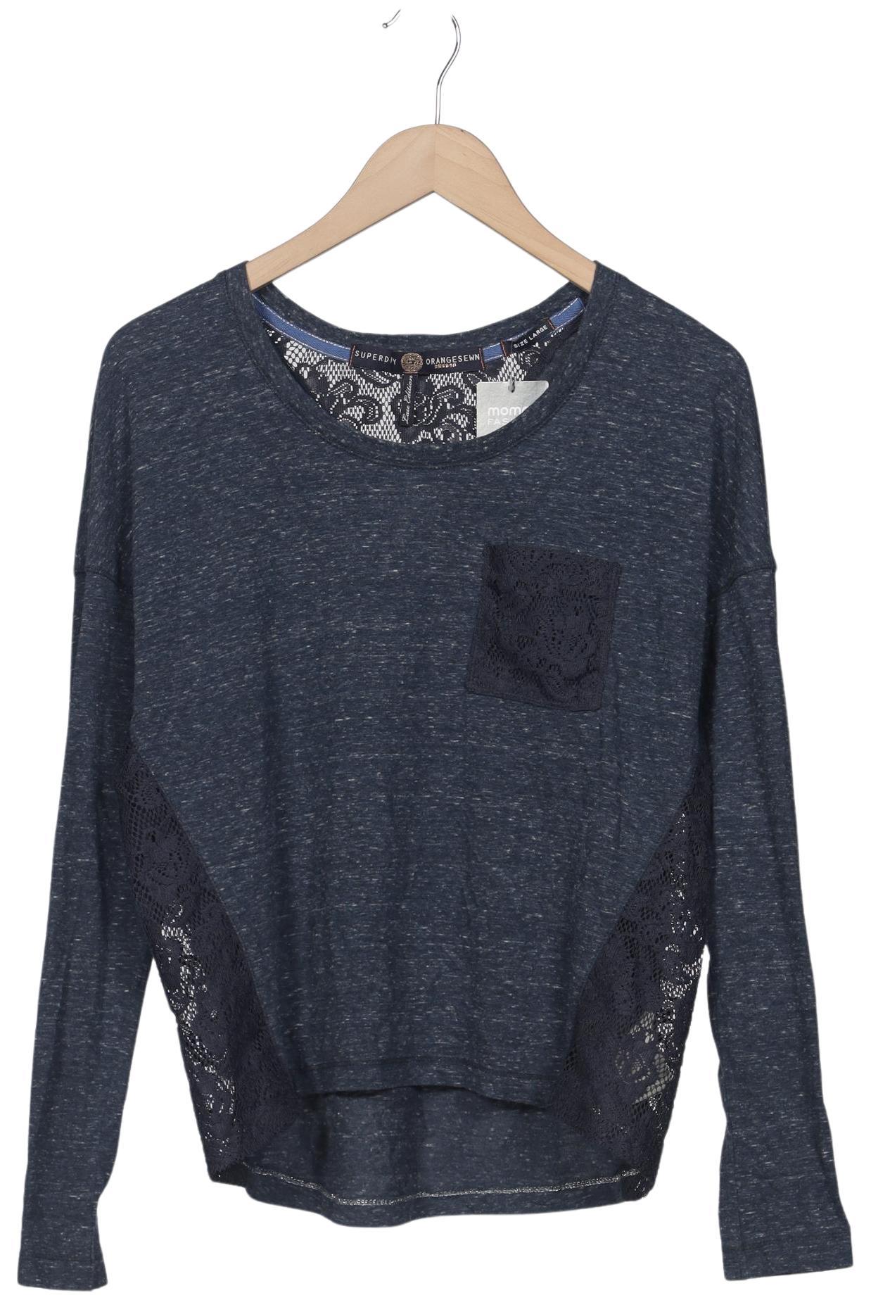 

Superdry Damen Langarmshirt, marineblau, Gr. 42