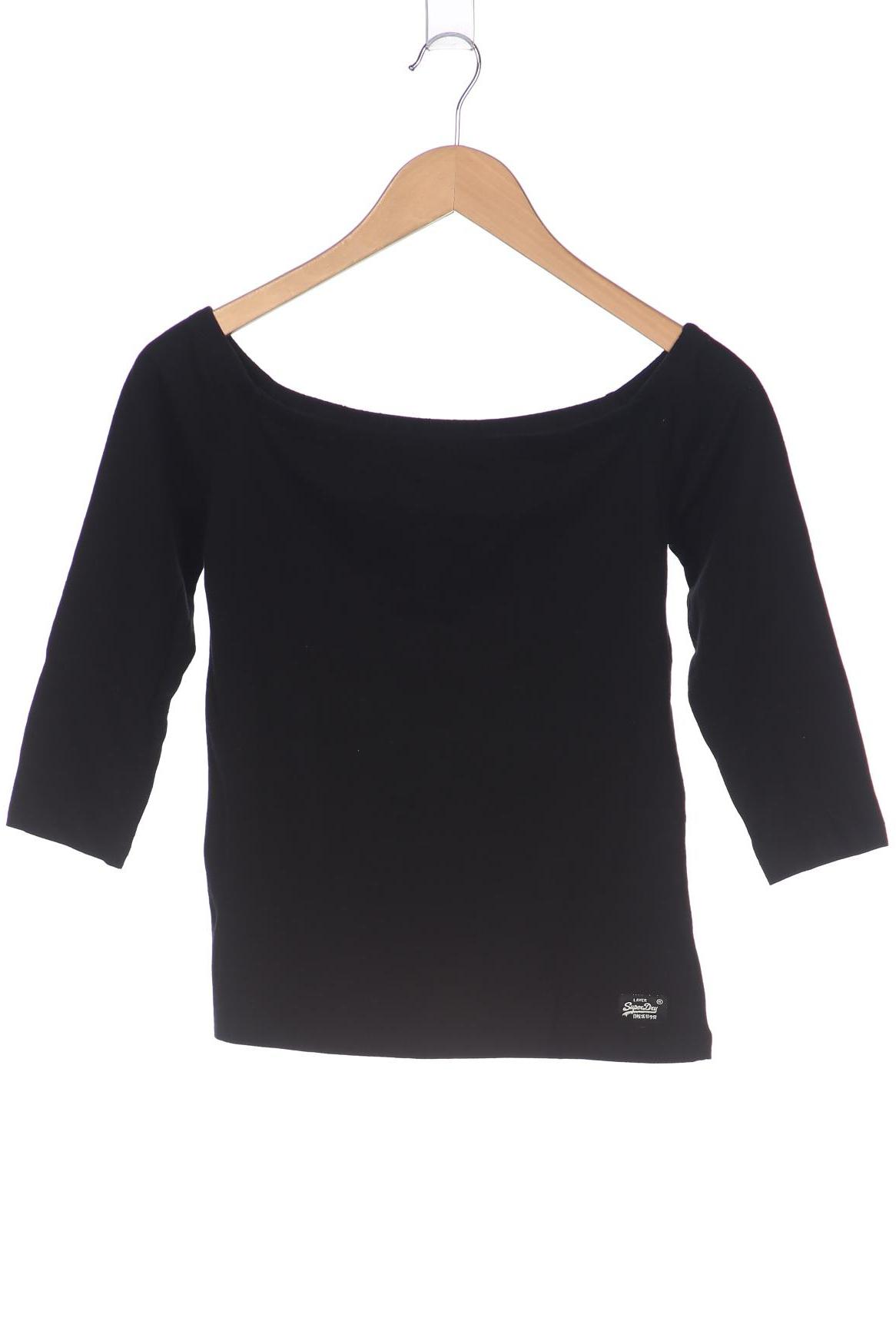 

Superdry Damen Langarmshirt, schwarz, Gr. 38