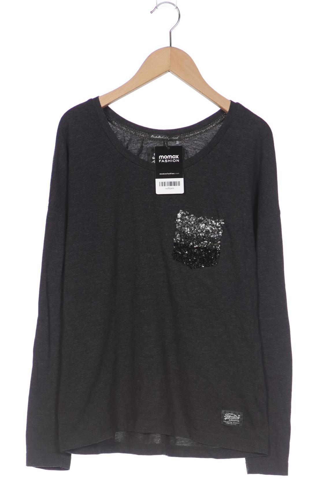 

Superdry Damen Langarmshirt, grau, Gr. 36