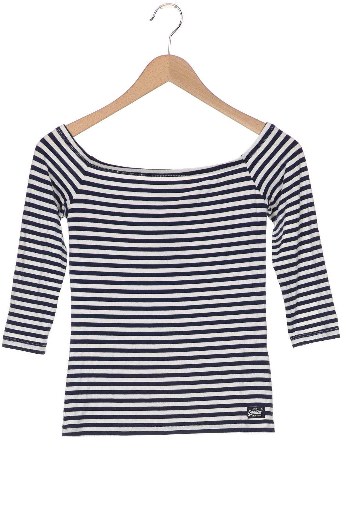 

Superdry Damen Langarmshirt, marineblau, Gr. 36