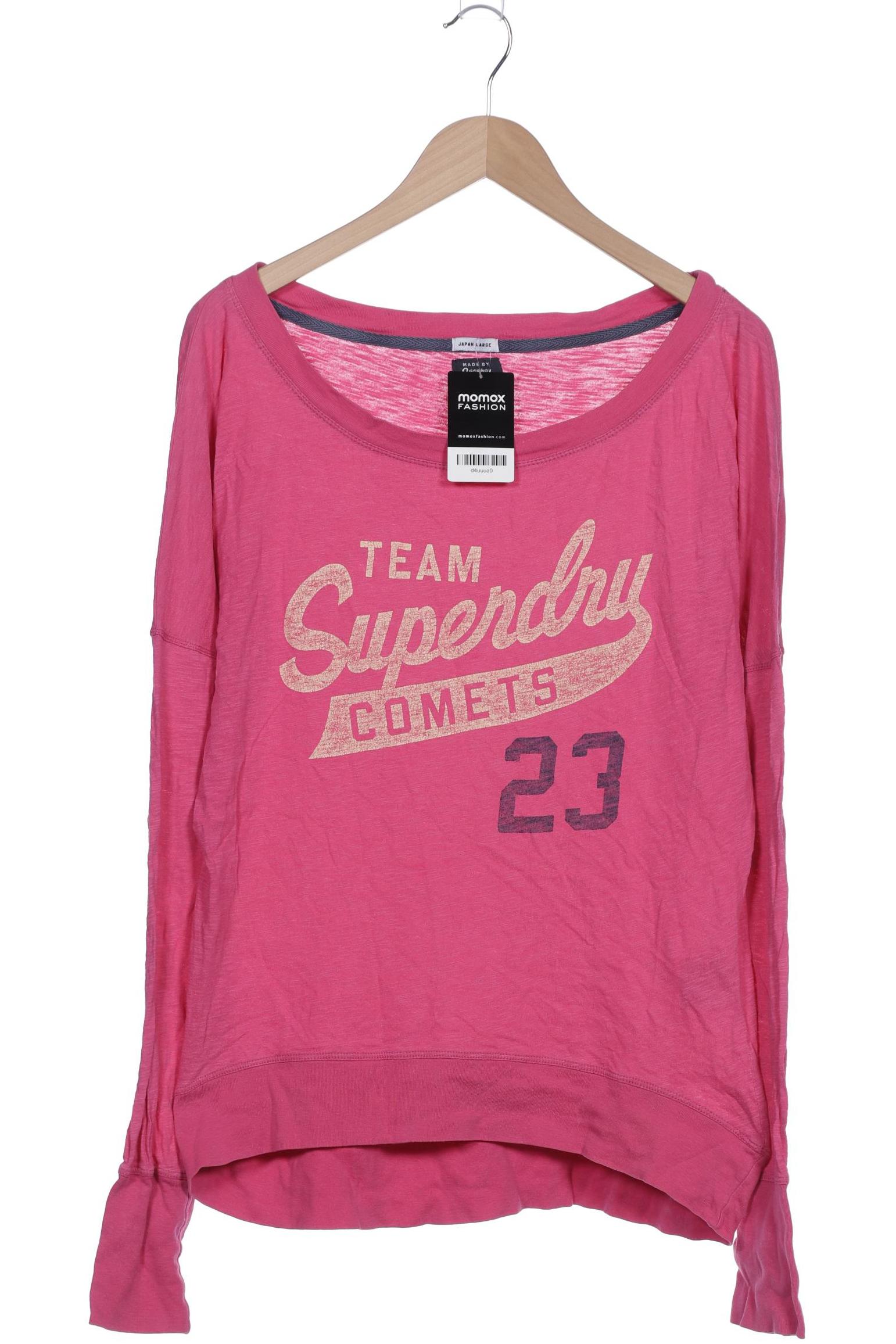 

Superdry Damen Langarmshirt, pink, Gr. 42