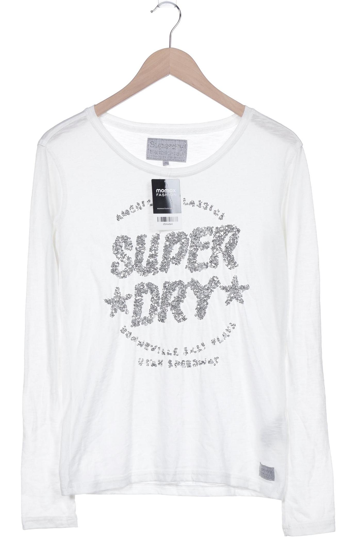 

Superdry Damen Langarmshirt, cremeweiß, Gr. 36
