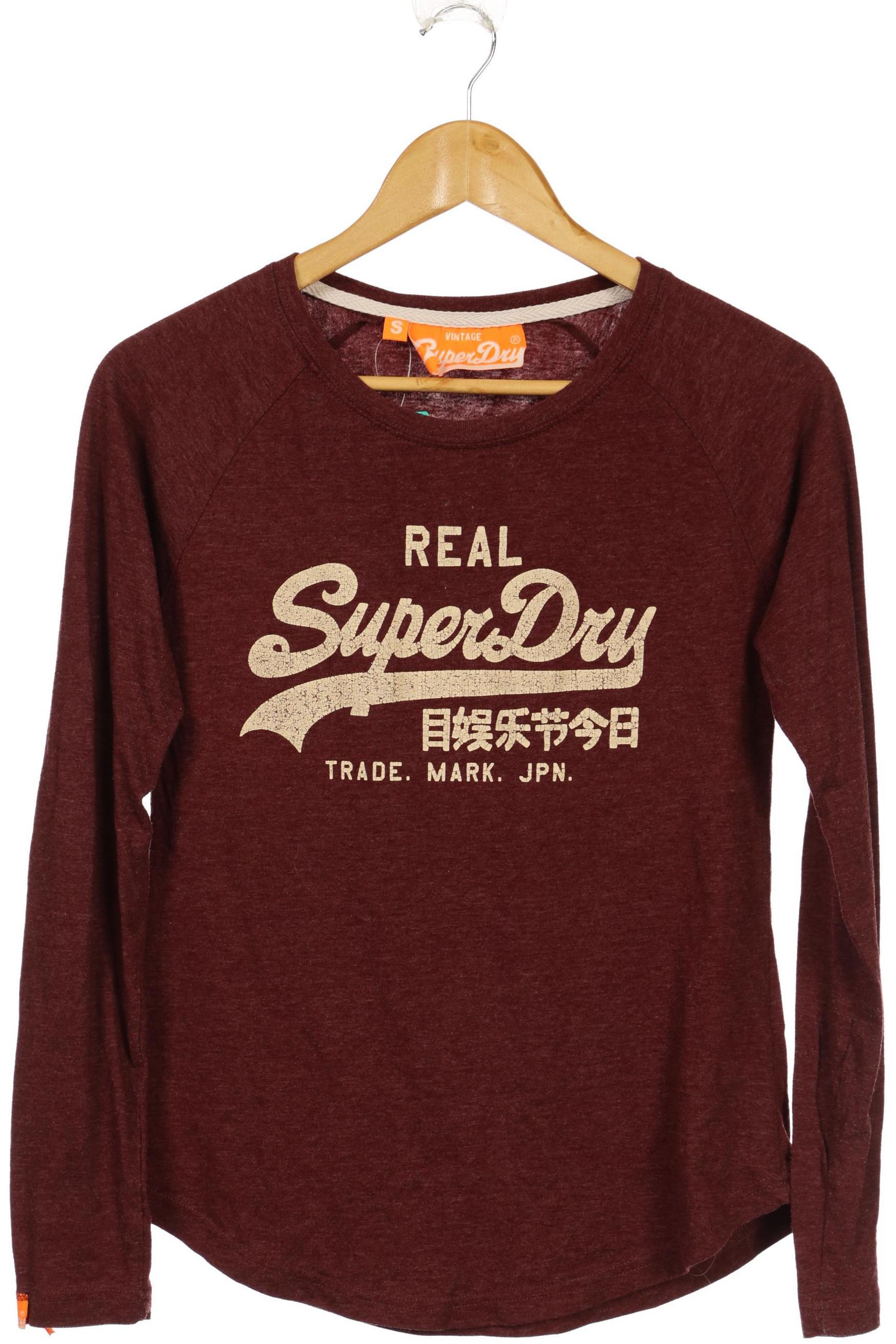 

Superdry Damen Langarmshirt, lila, Gr.