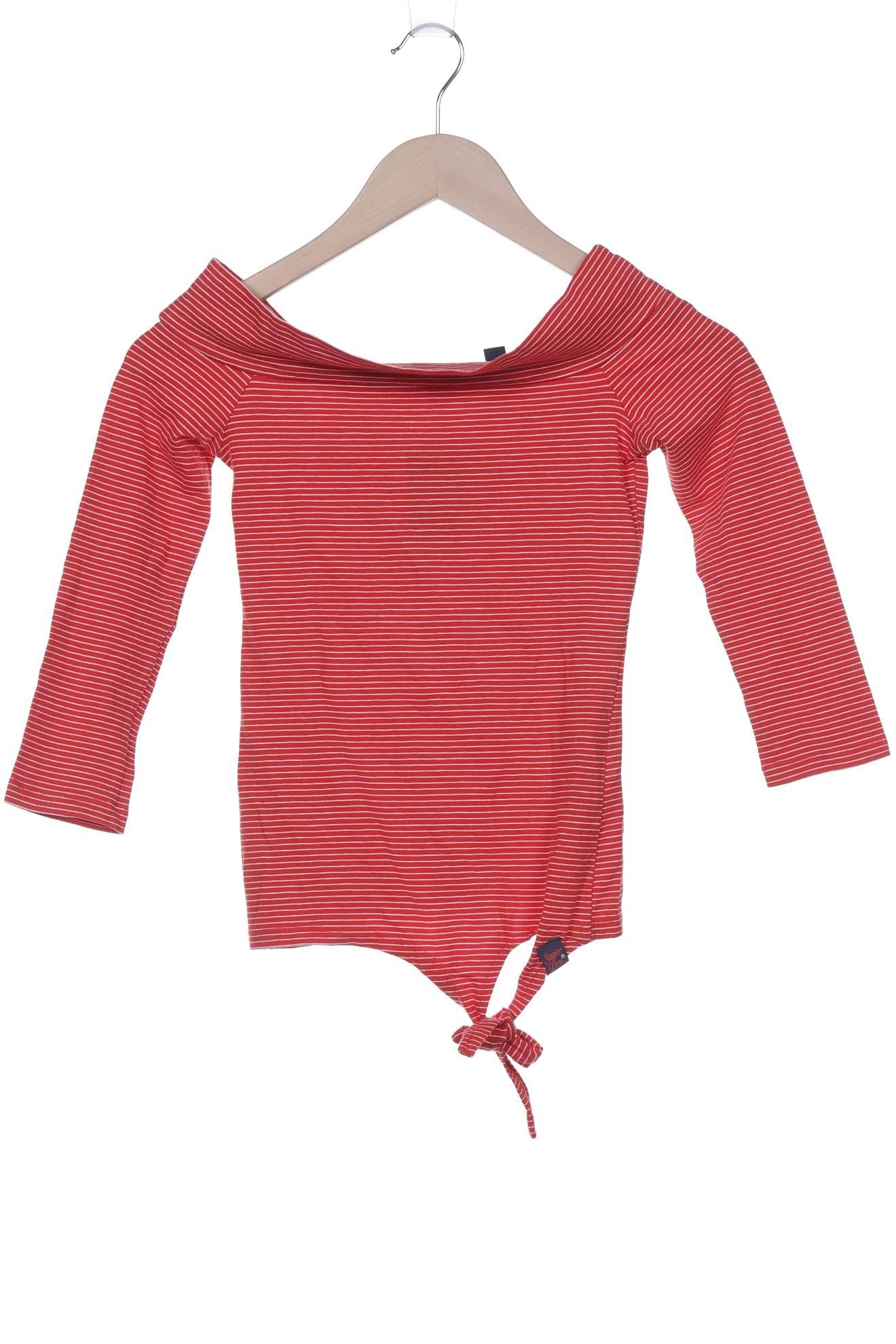 

Superdry Damen Langarmshirt, rot, Gr. 34